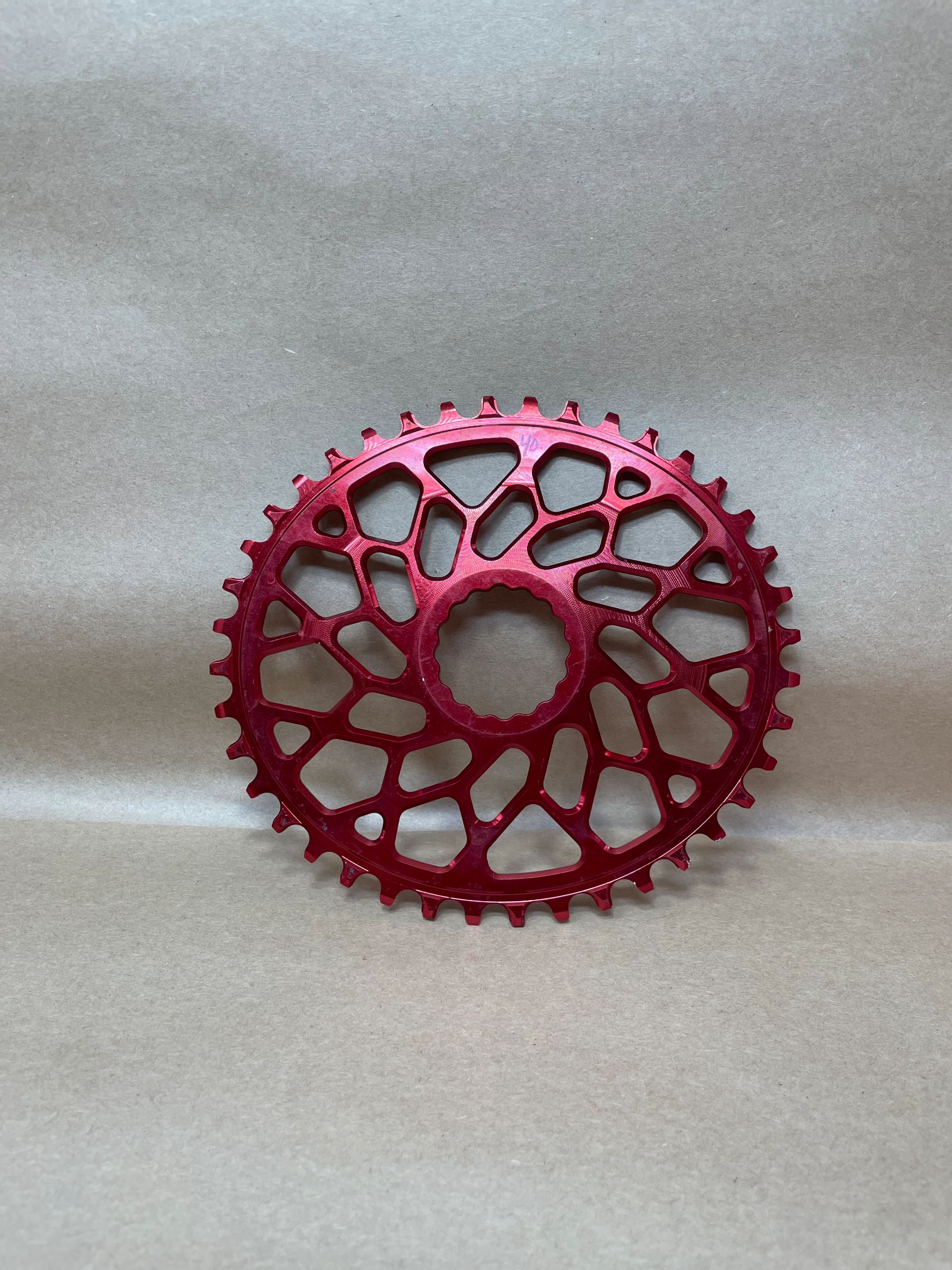 AbsoluteBLACK 40T Oval Chainring Red (Like New)