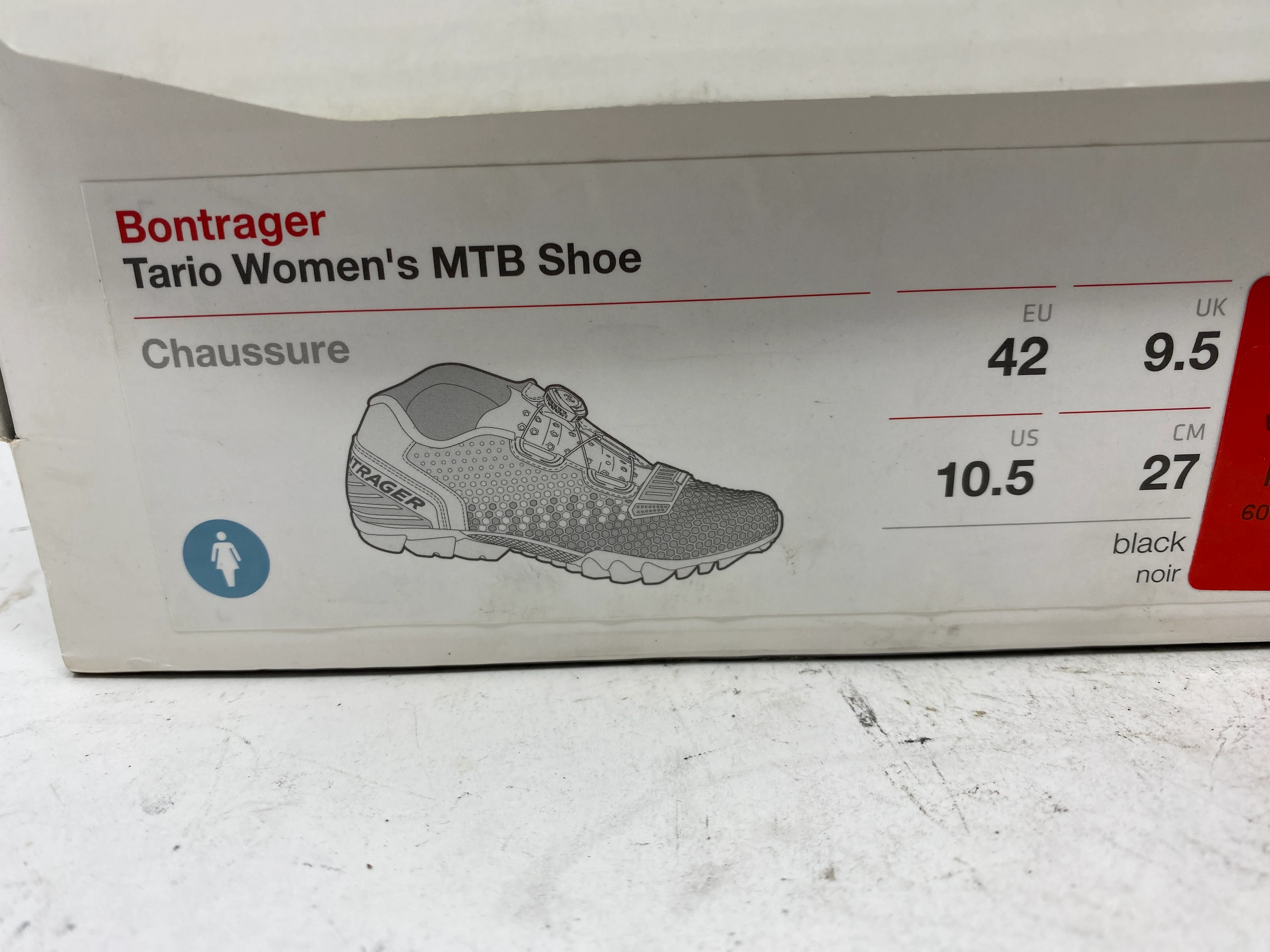Bontrager Tario Woman’s MTB Shoe 10.5 NEW - Image 2
