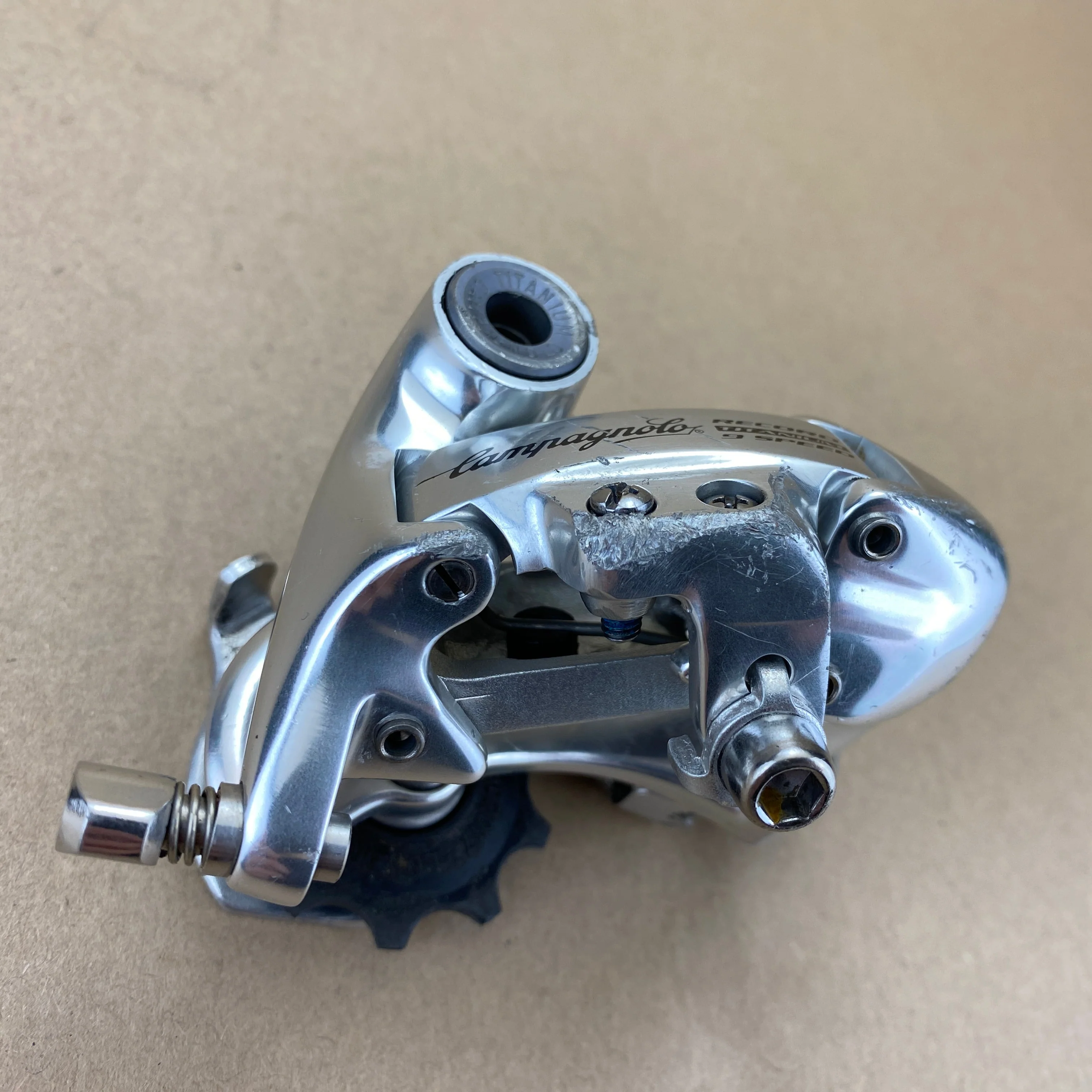 Campagnolo Record Titanium Rear Derailleur - 9 speed - Image 5