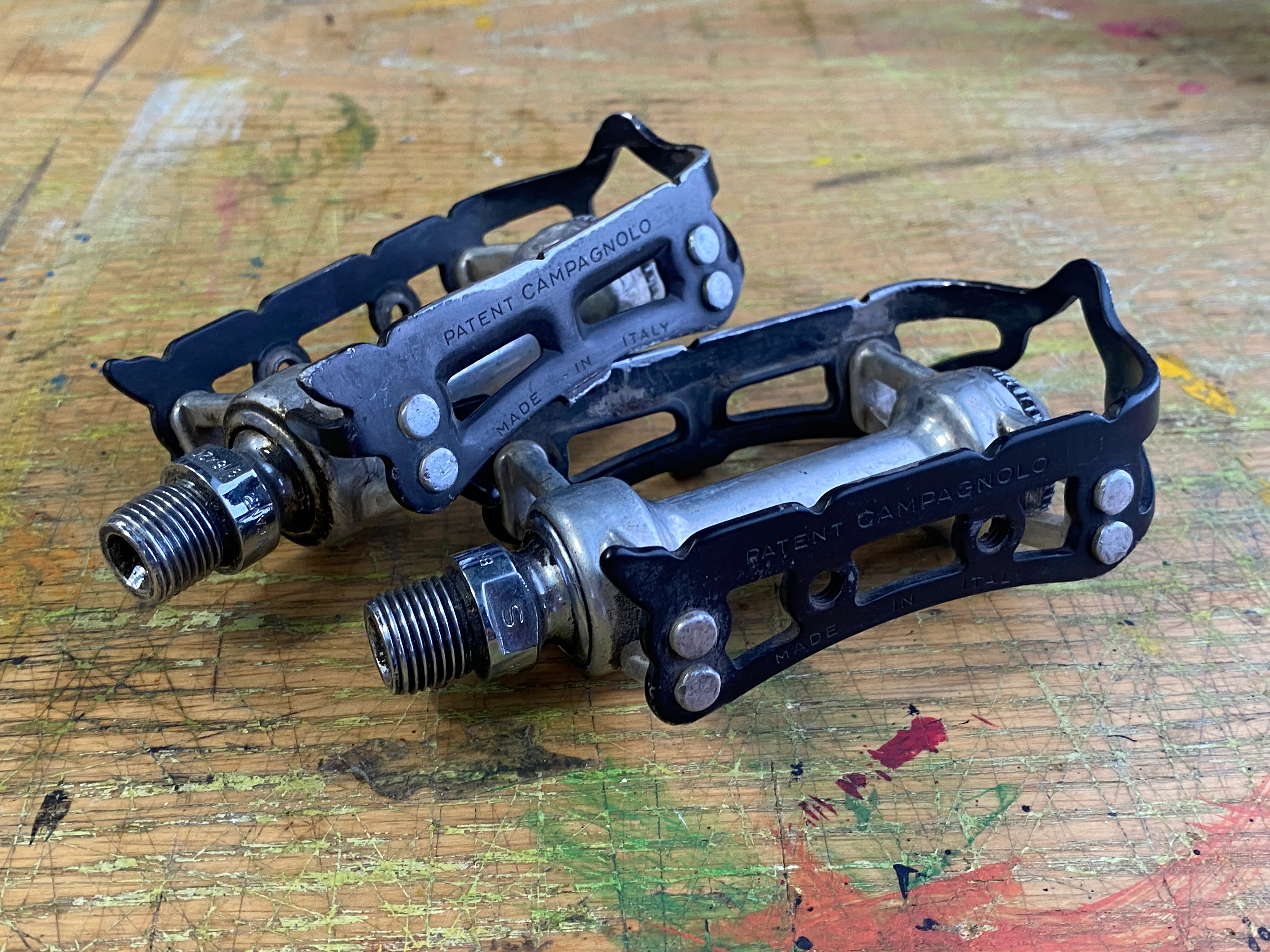Campagnolo Super Record Toe Clip Pedals 9/16