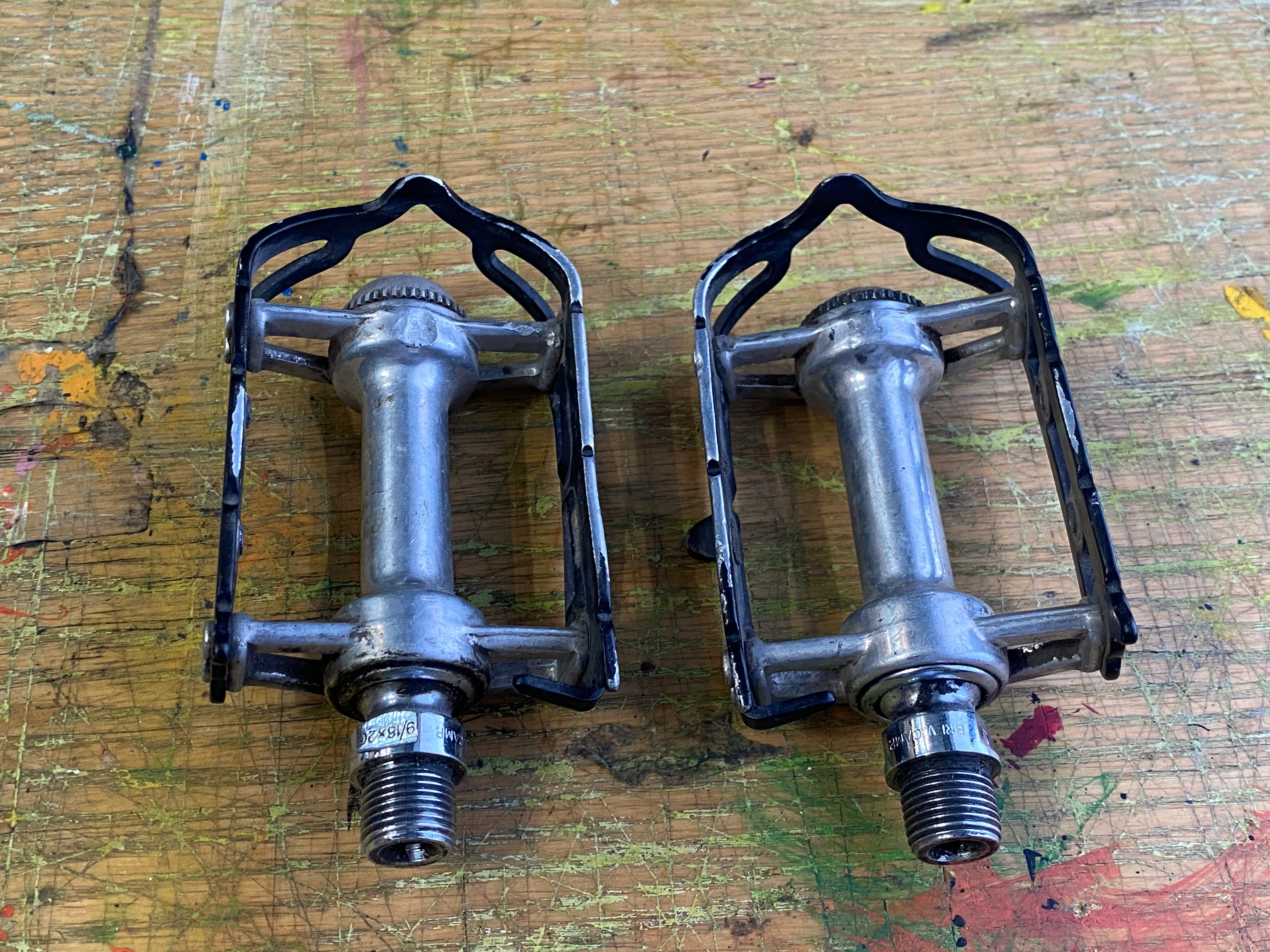 Campagnolo Super Record Toe Clip Pedals 9/16 - Image 2