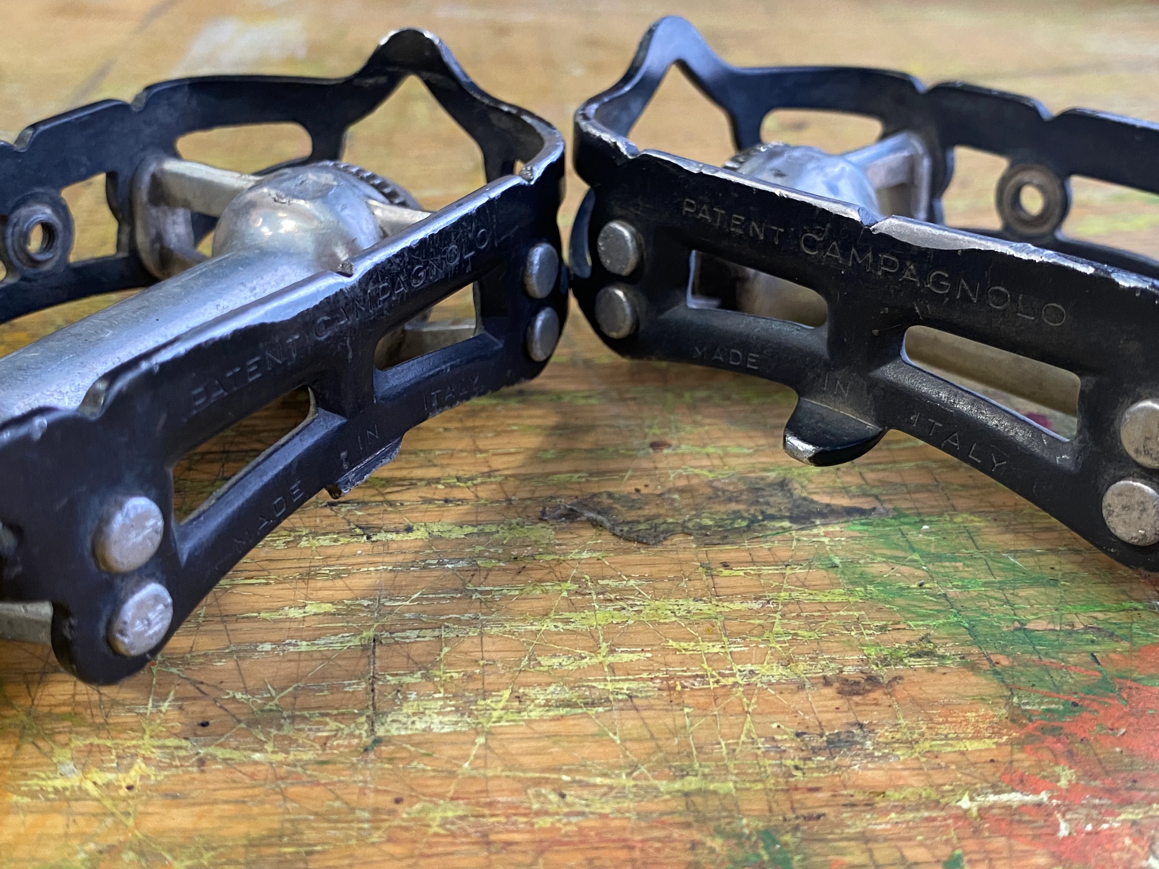 Campagnolo Super Record Toe Clip Pedals 9/16 - Image 4