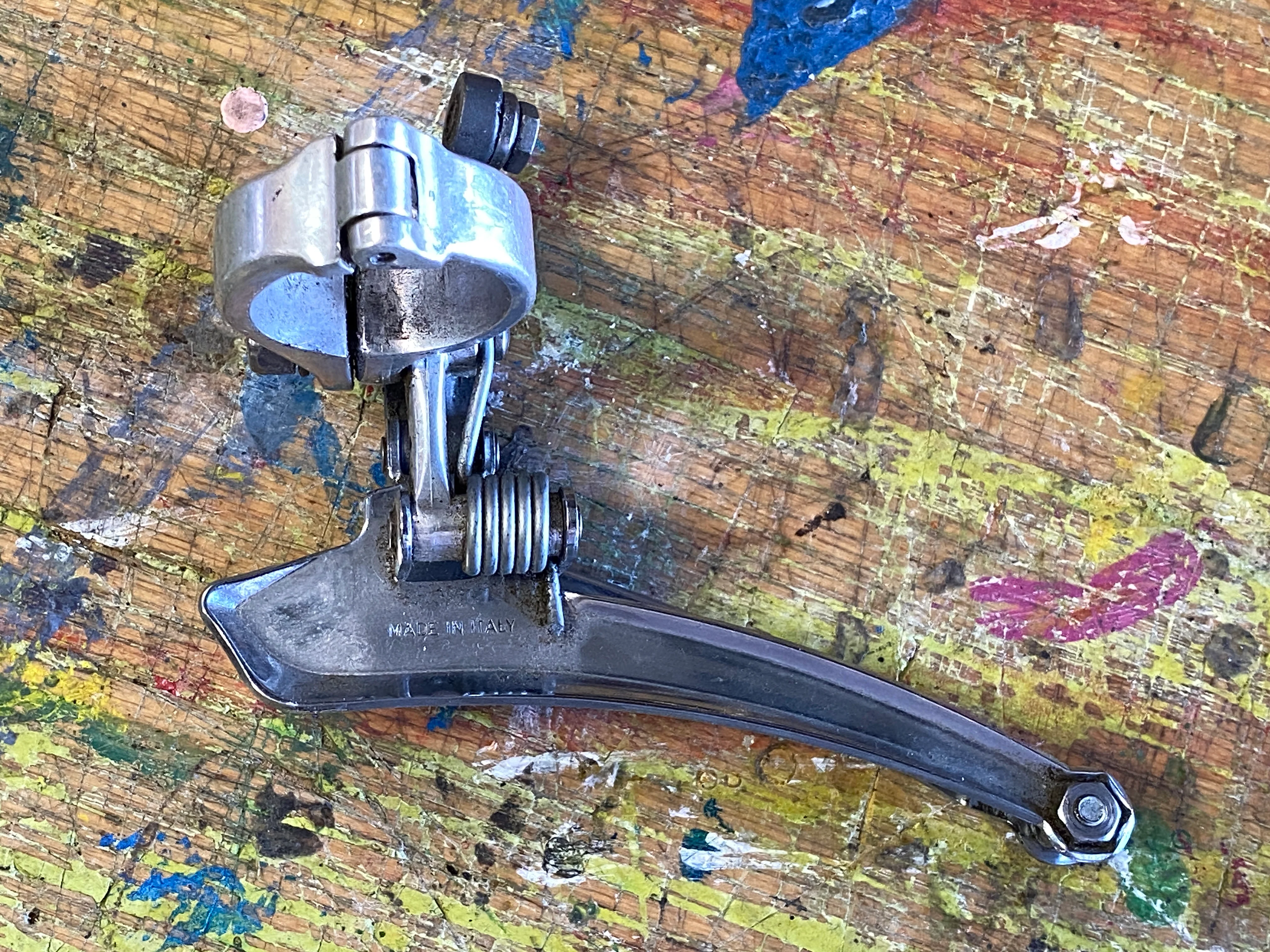 Campagnolo Vintage Front Derailleur Clamp On - Image 4
