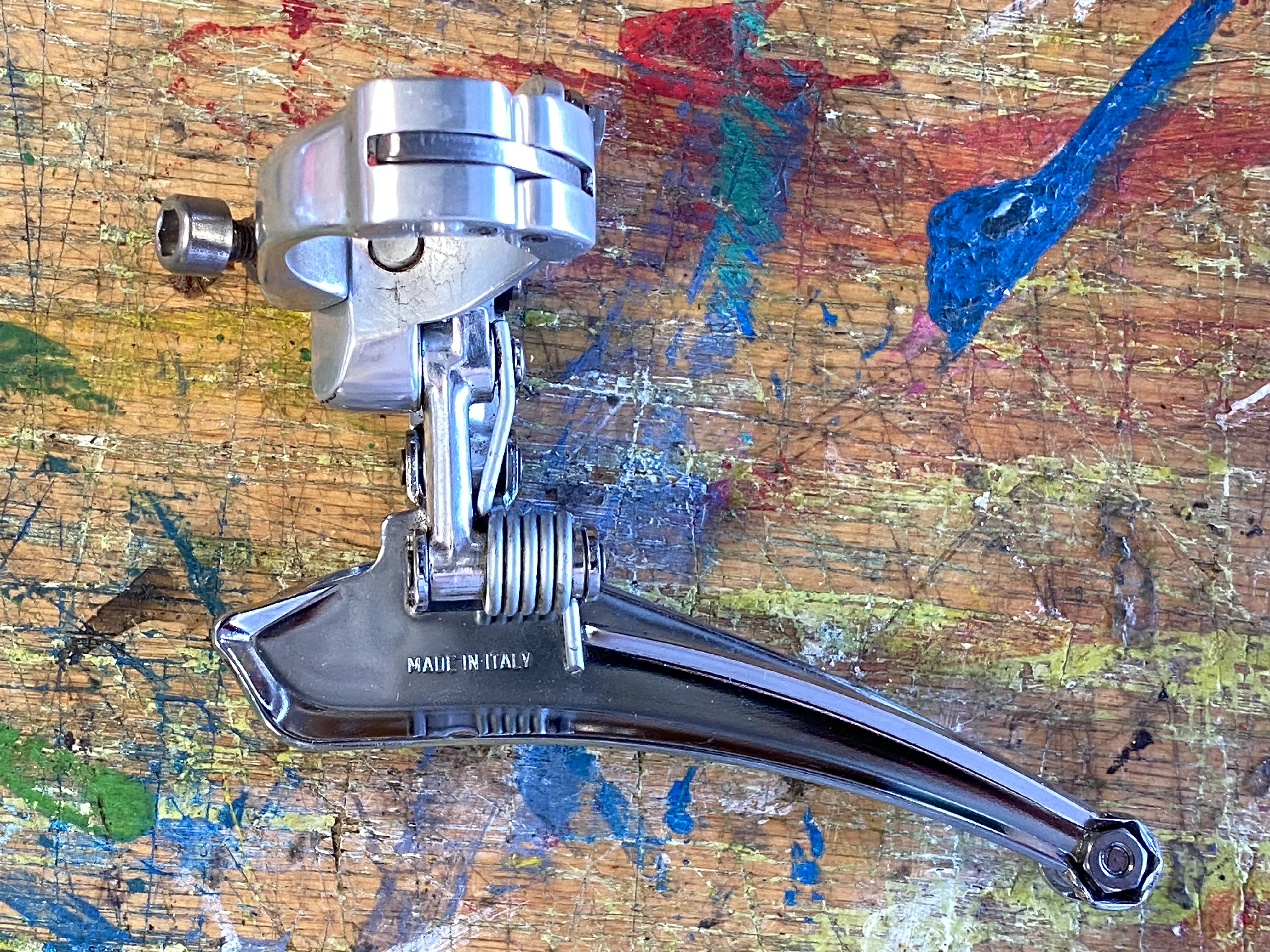 Campagnolo Vintage Front Derailleur Dual Pivot Clamp On - Image 3