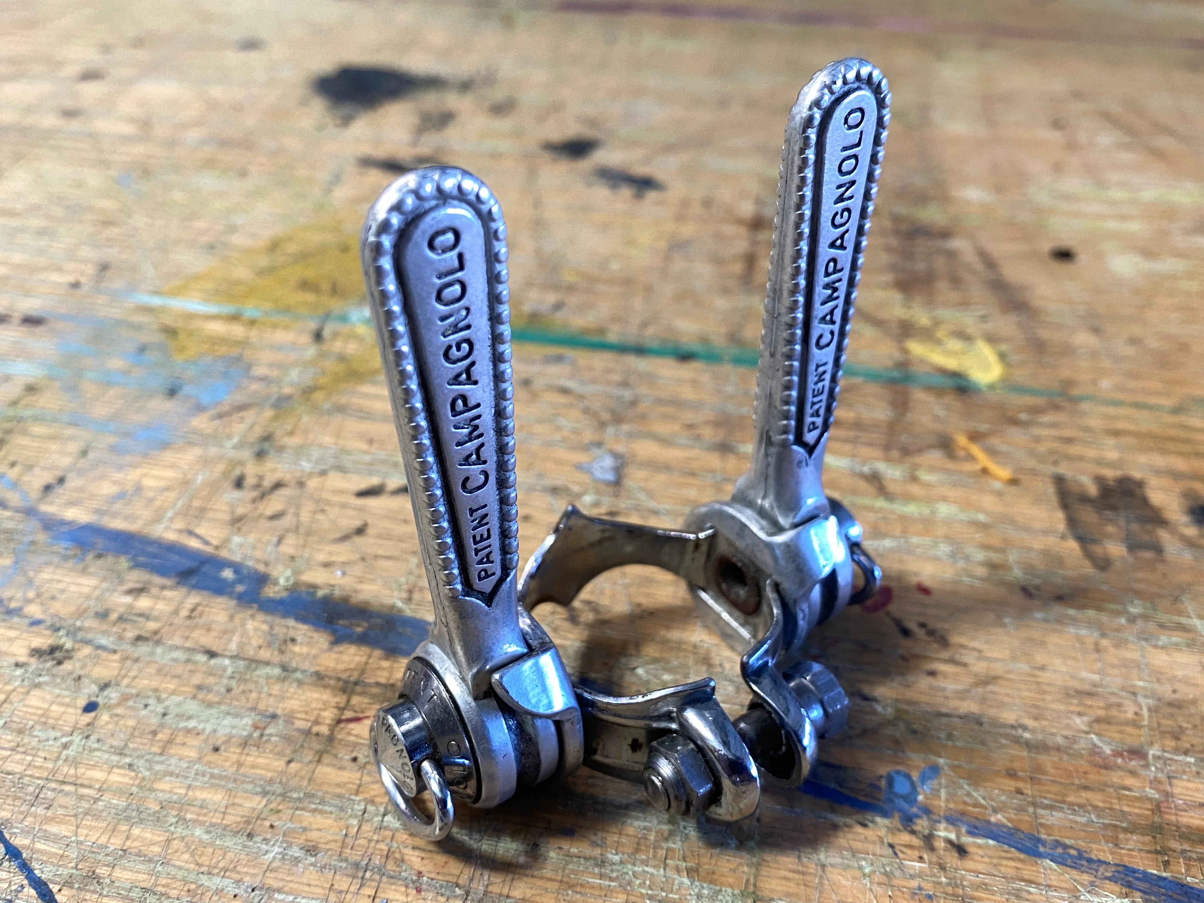 Campanolo Clamp On Friction Downtube Shifters - Image 3