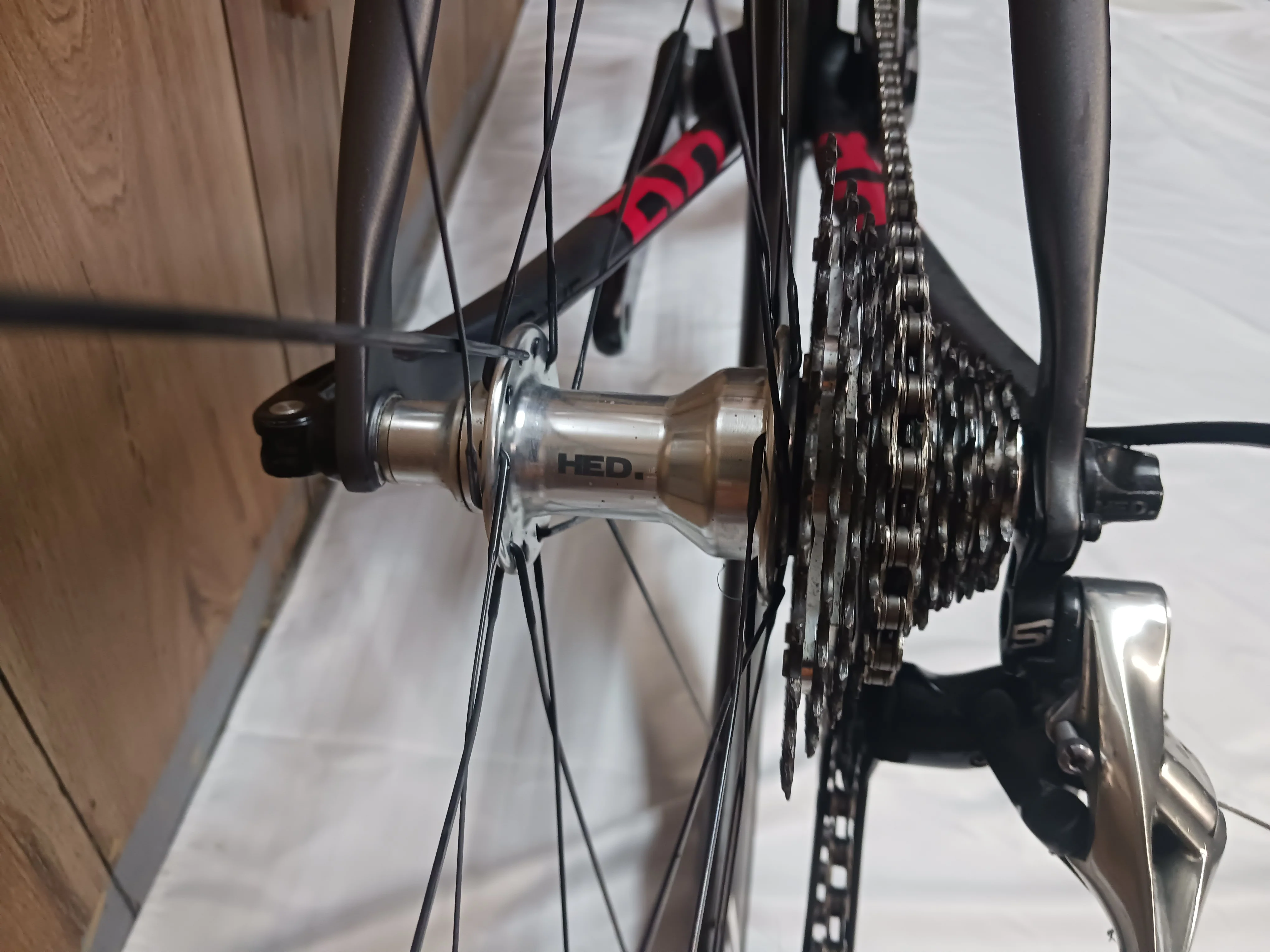 Cannondale SuperSix EVO 2 Carbon 54cm Road Bike with HED Carbon Wheels - Image 11