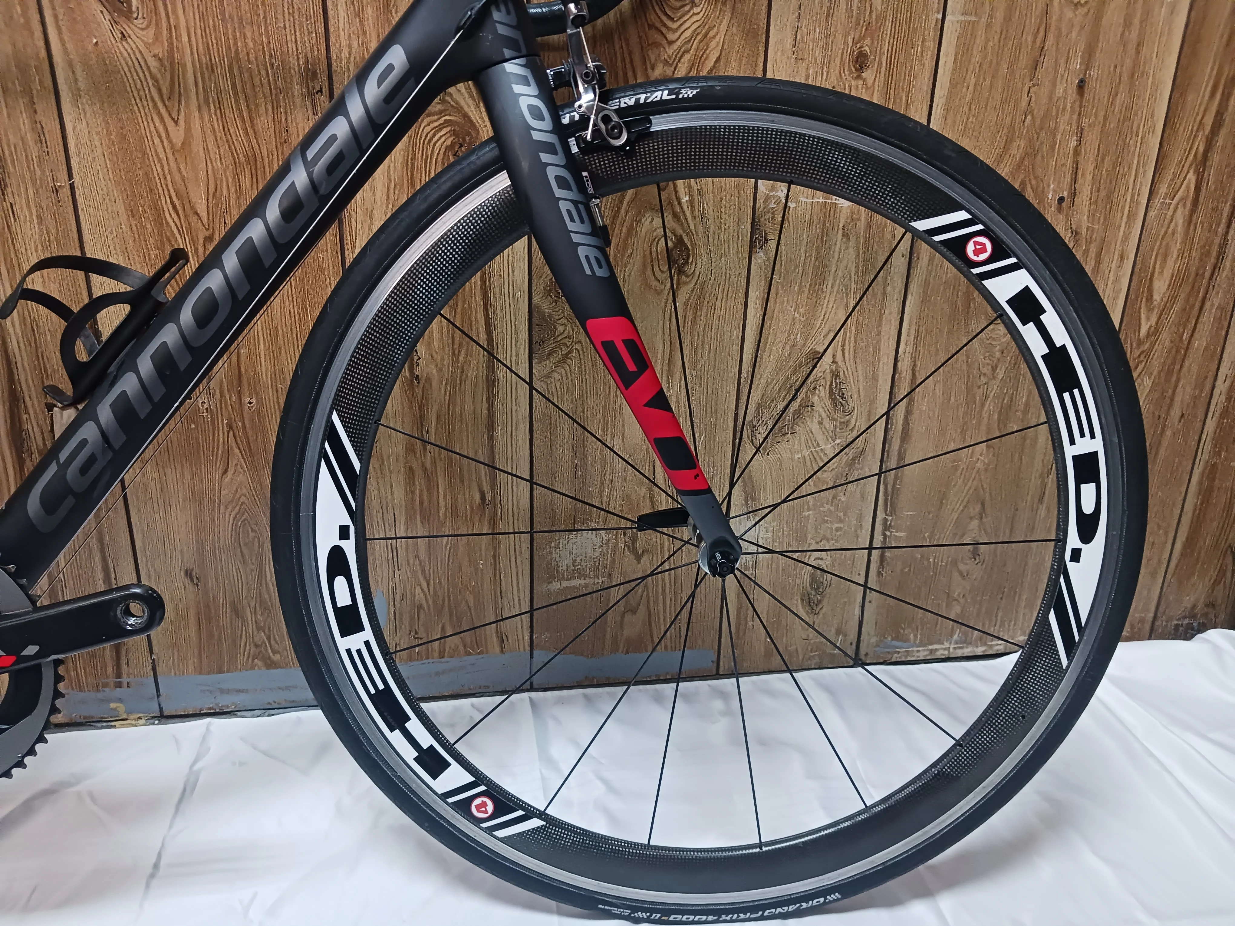 Cannondale SuperSix EVO 2 Carbon 54cm Road Bike with HED Carbon Wheels - Image 6