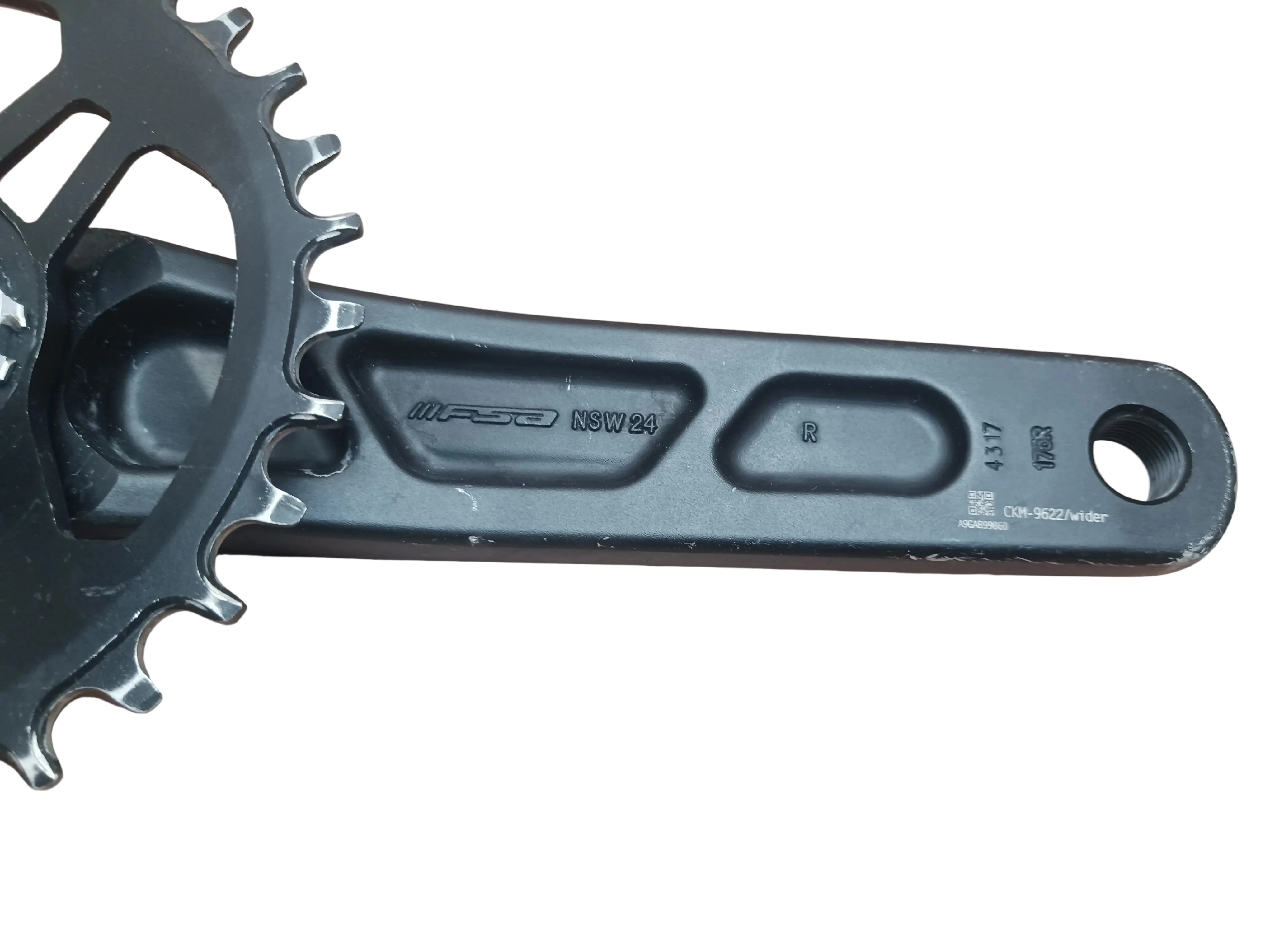 FSA Grid Boost 148/157PLUS Single Speed Crankset 175mm 32T - Image 5