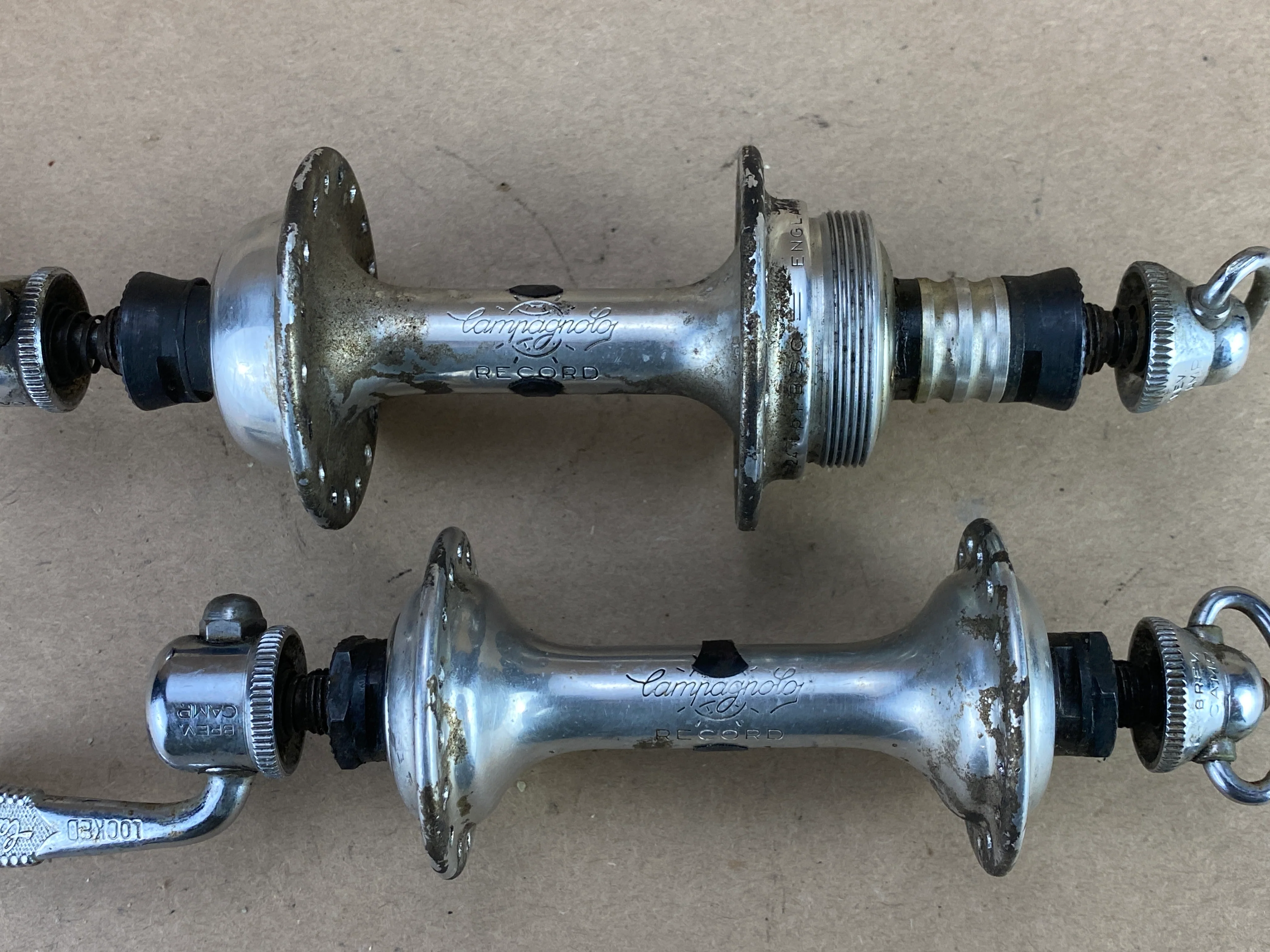 Campagnolo Record Low Flange Hubset 36h 100/126mm