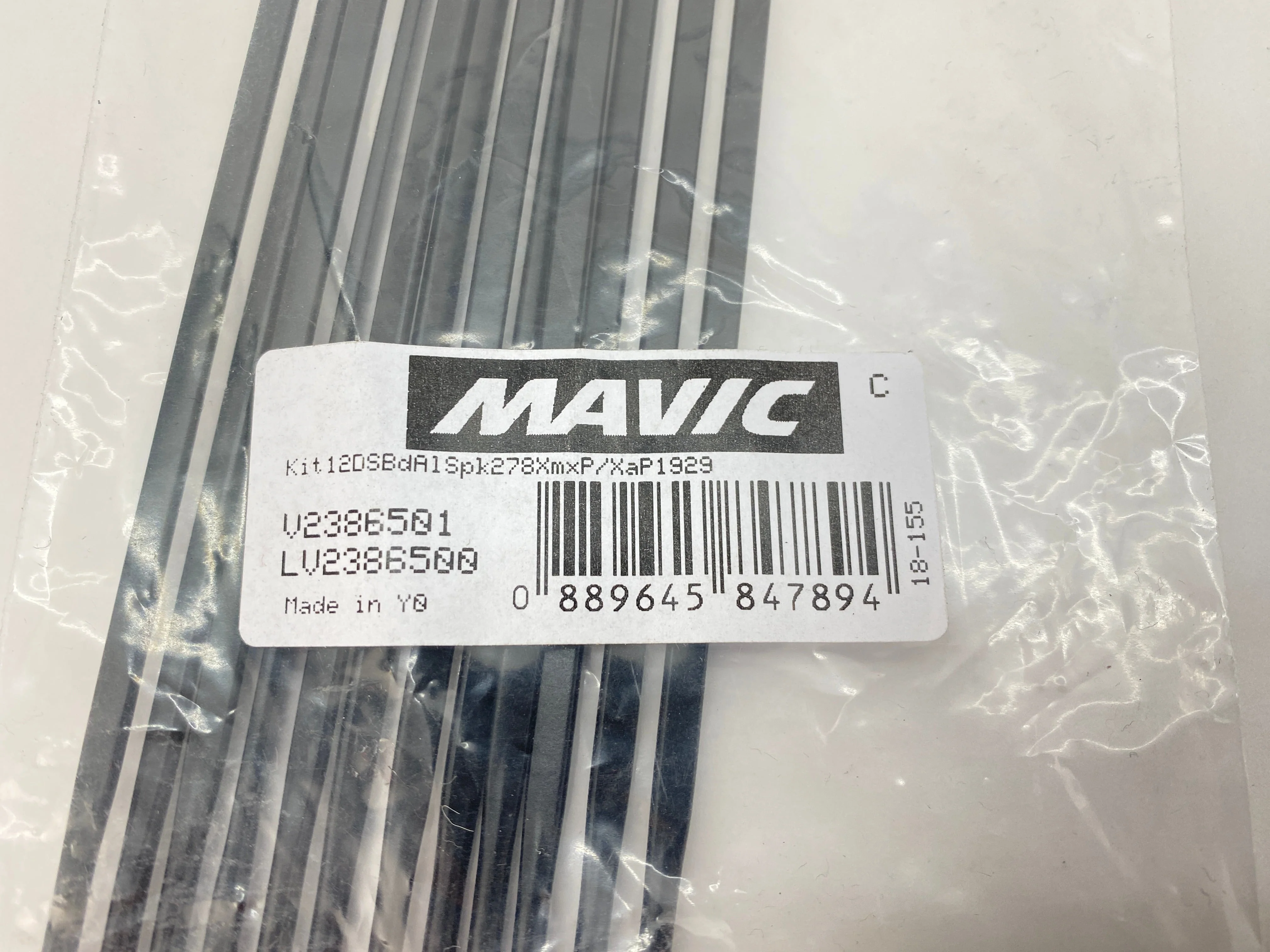 Mavic CrossMax Pro Spokes 278mm - Bag/12 - Image 2