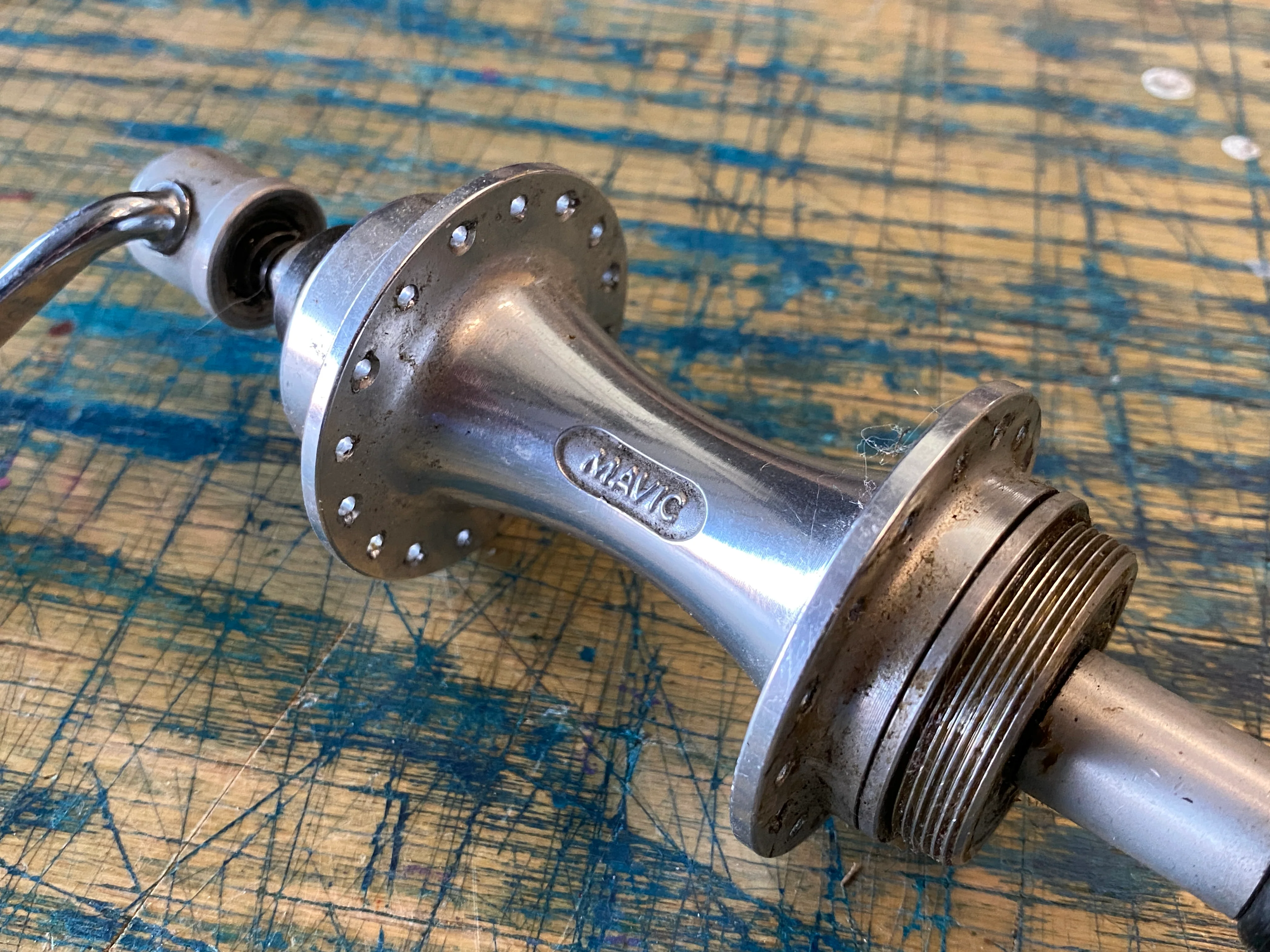 Mavic Vintage Rear Freewheel Hub 126 OLD 32h English