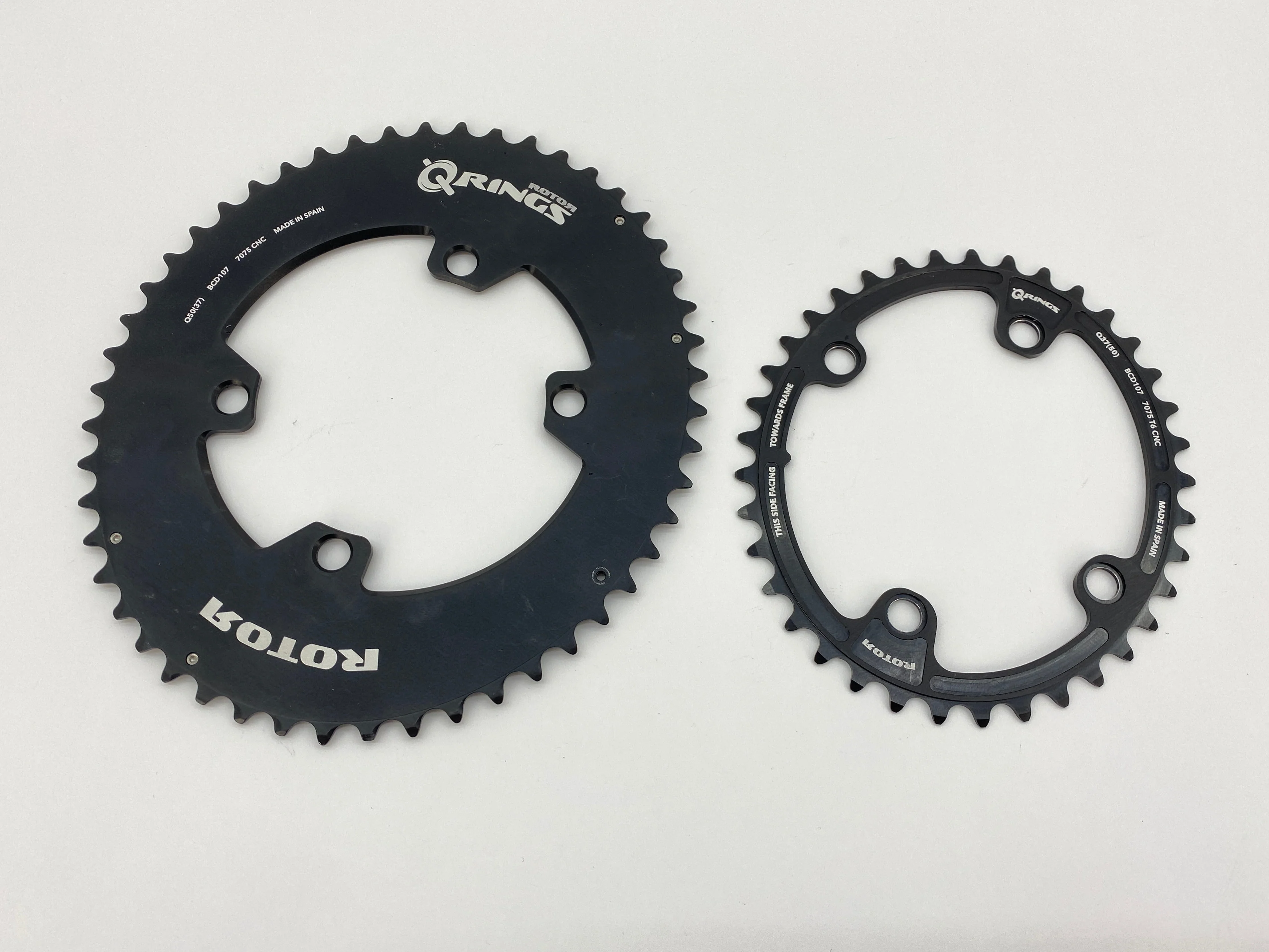 Rotor Q Rings Chainring Set 107 or 110 - Image 2