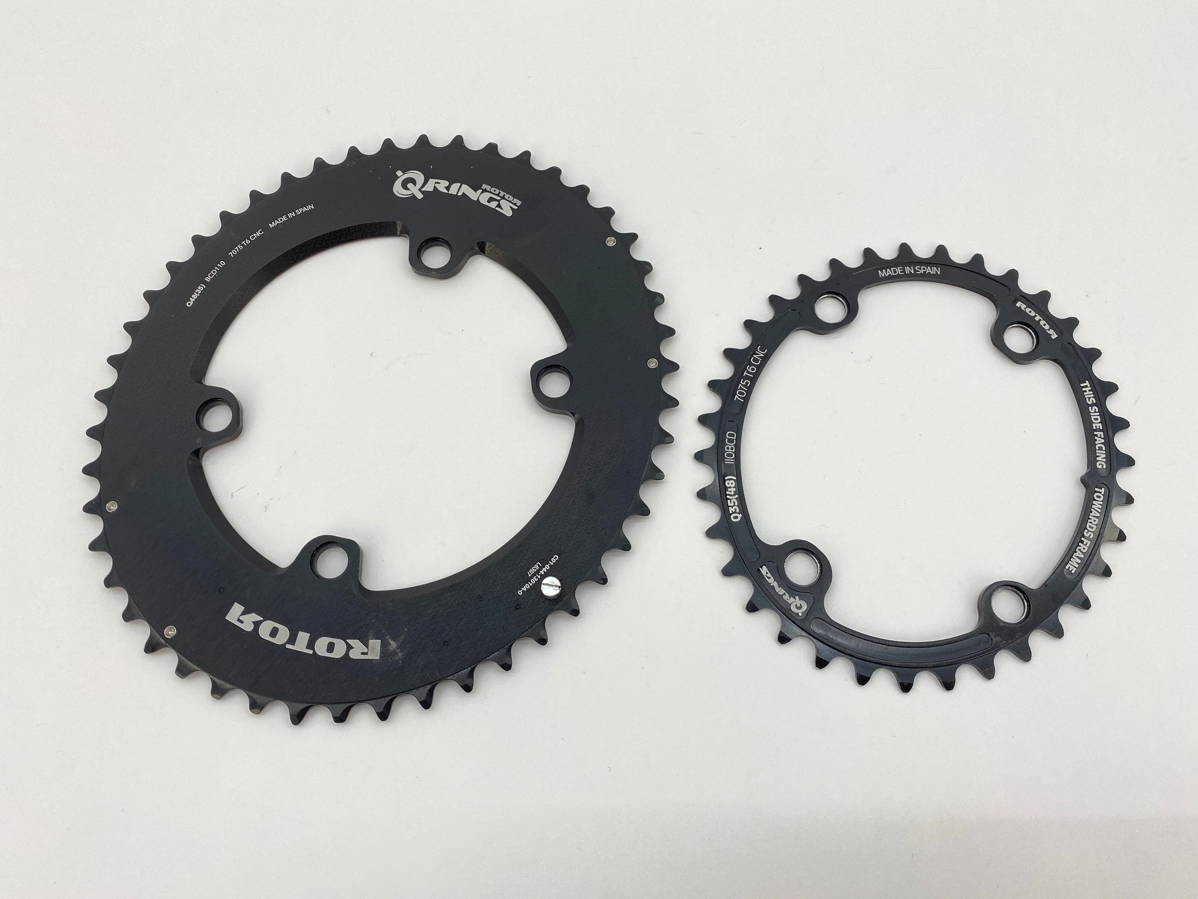 Rotor Q Rings Chainring Set 107 or 110 - Image 3