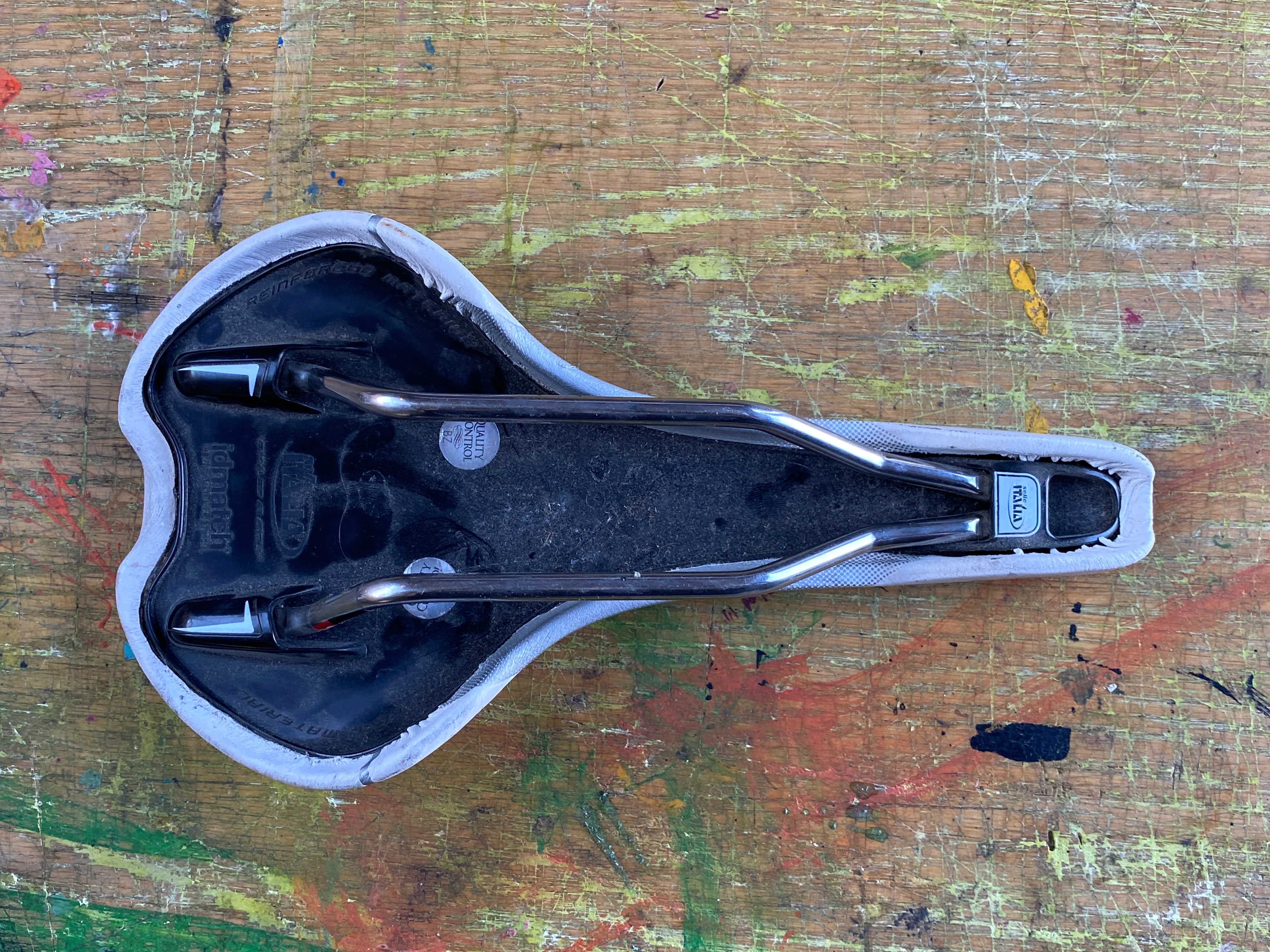 Selle Italia Flight Titanium Saddle White - Image 3
