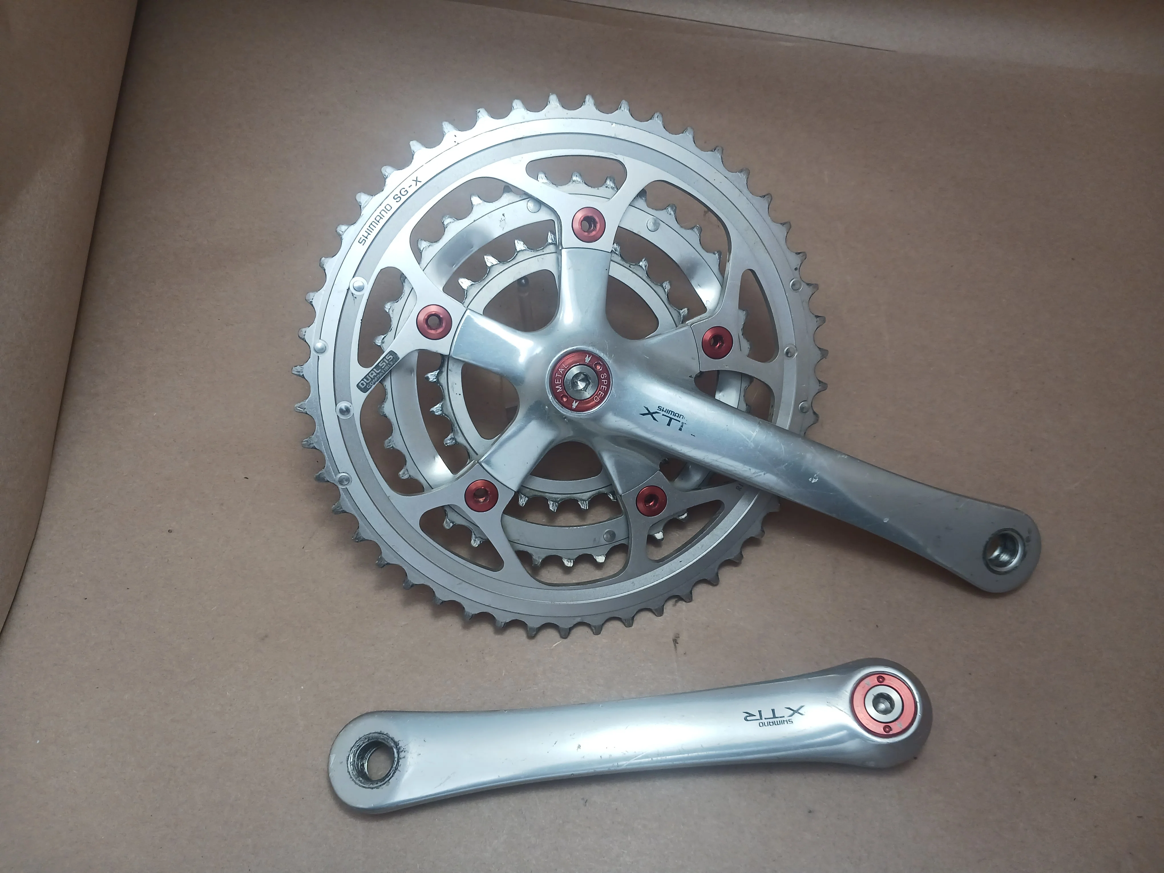 Shimano 175mm Square Taper XTR Crankset FC-M900 - Image 3