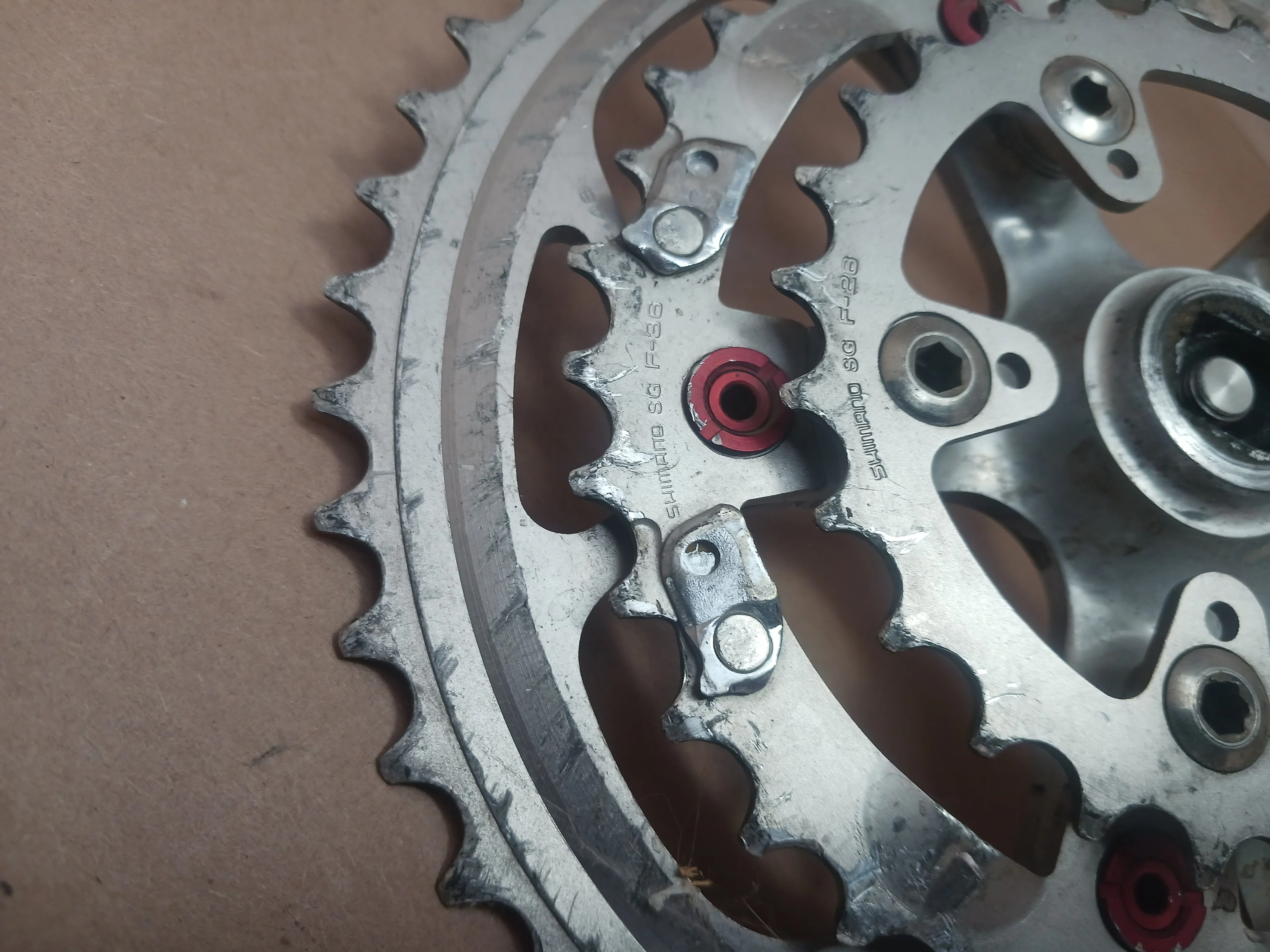 Shimano 175mm Square Taper XTR Crankset FC-M900 - Image 6