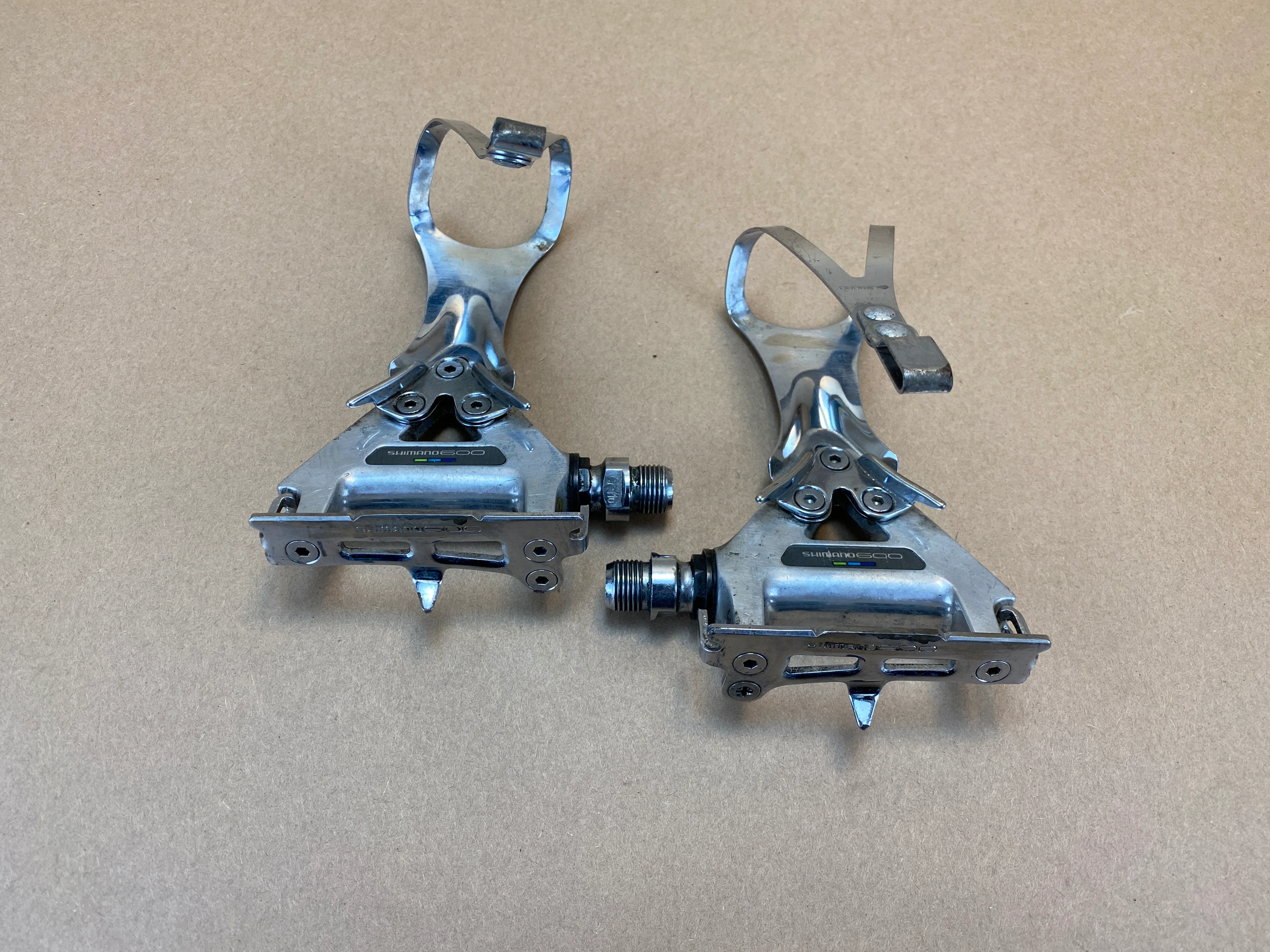 Shimano 600 Toe Clip Pedals