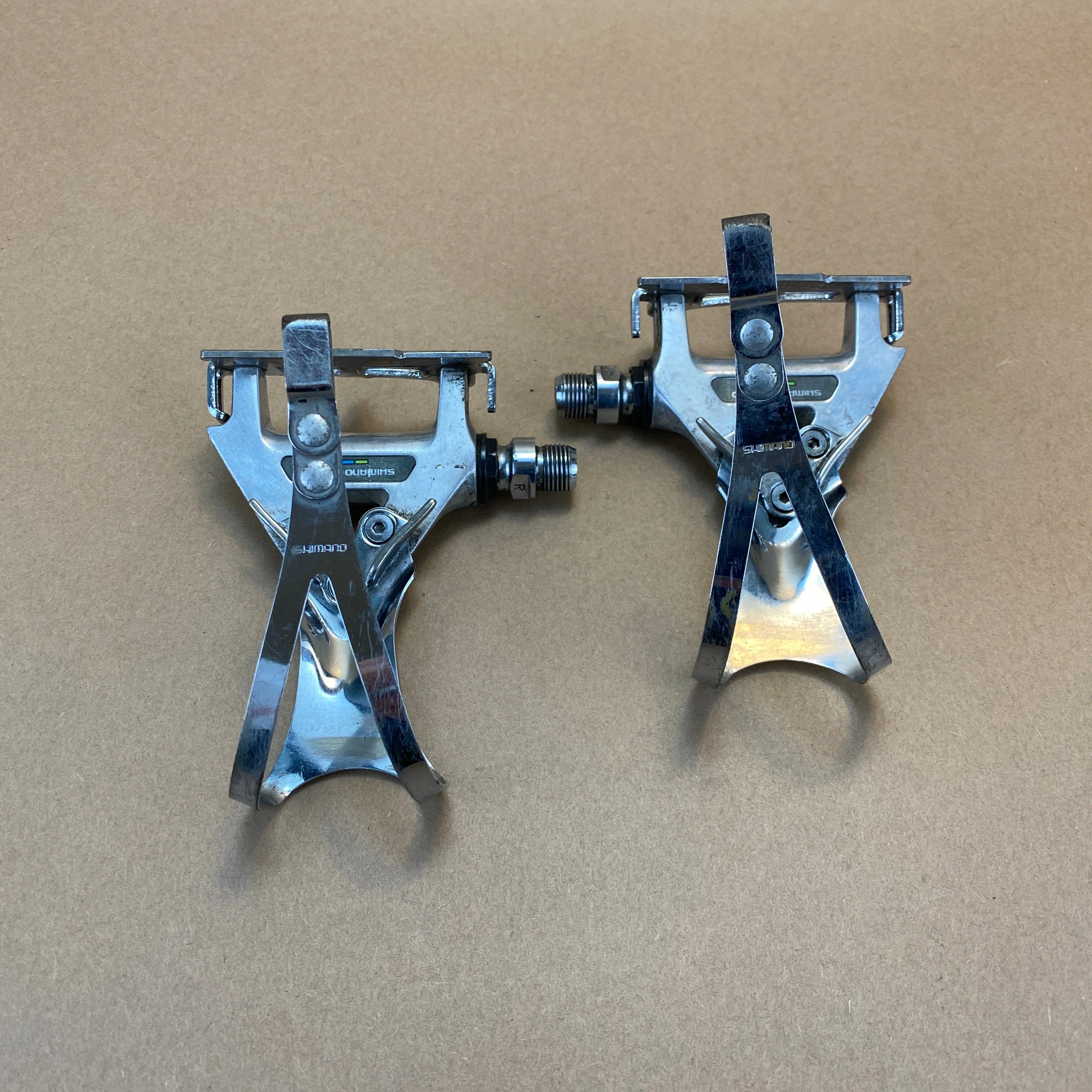 Shimano 600 Toe Clip Pedals - Image 2