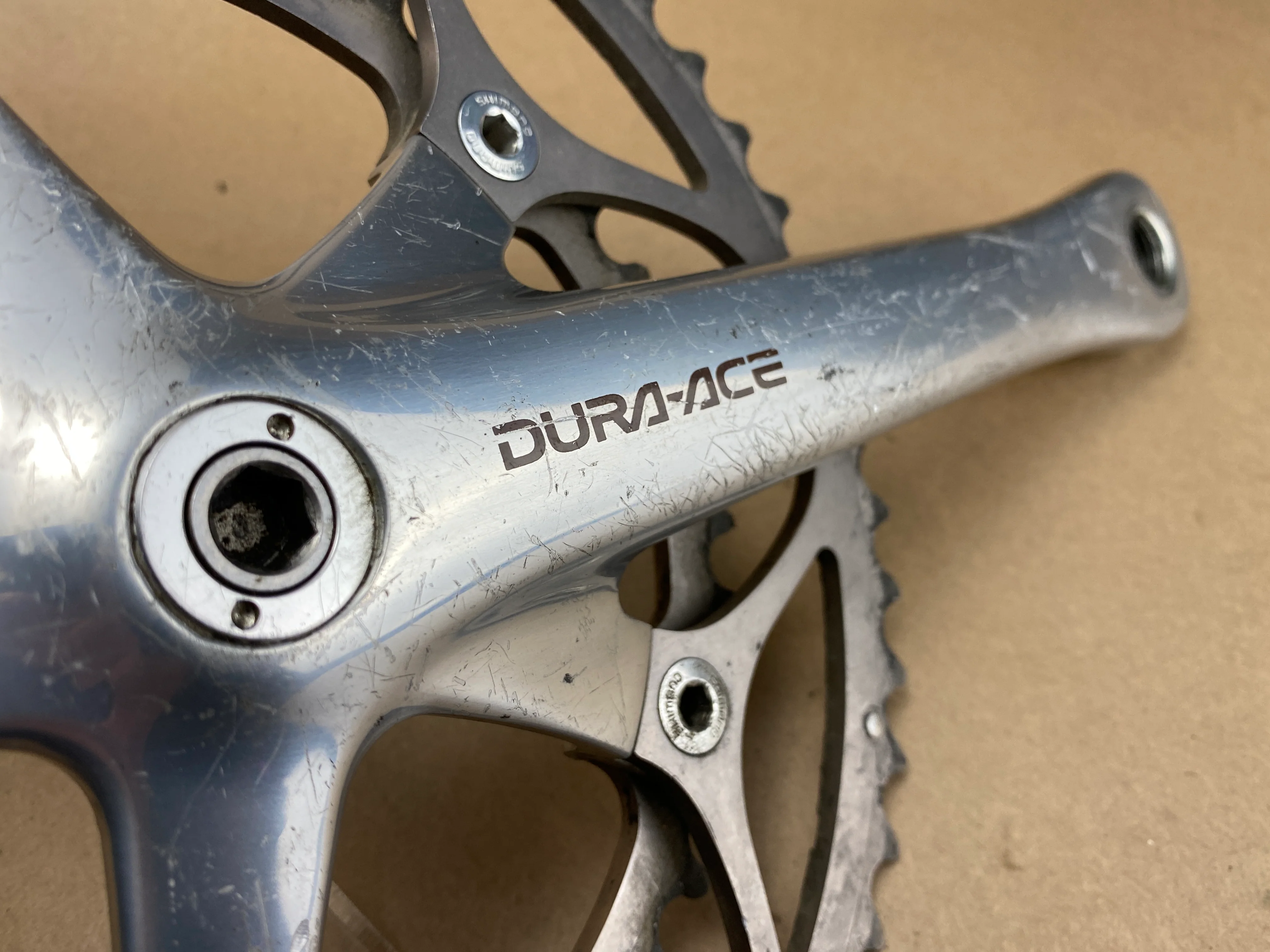 Shimano Dura Ace FC-7700 Drive Side Double Crank Arm 175mm - Image 3