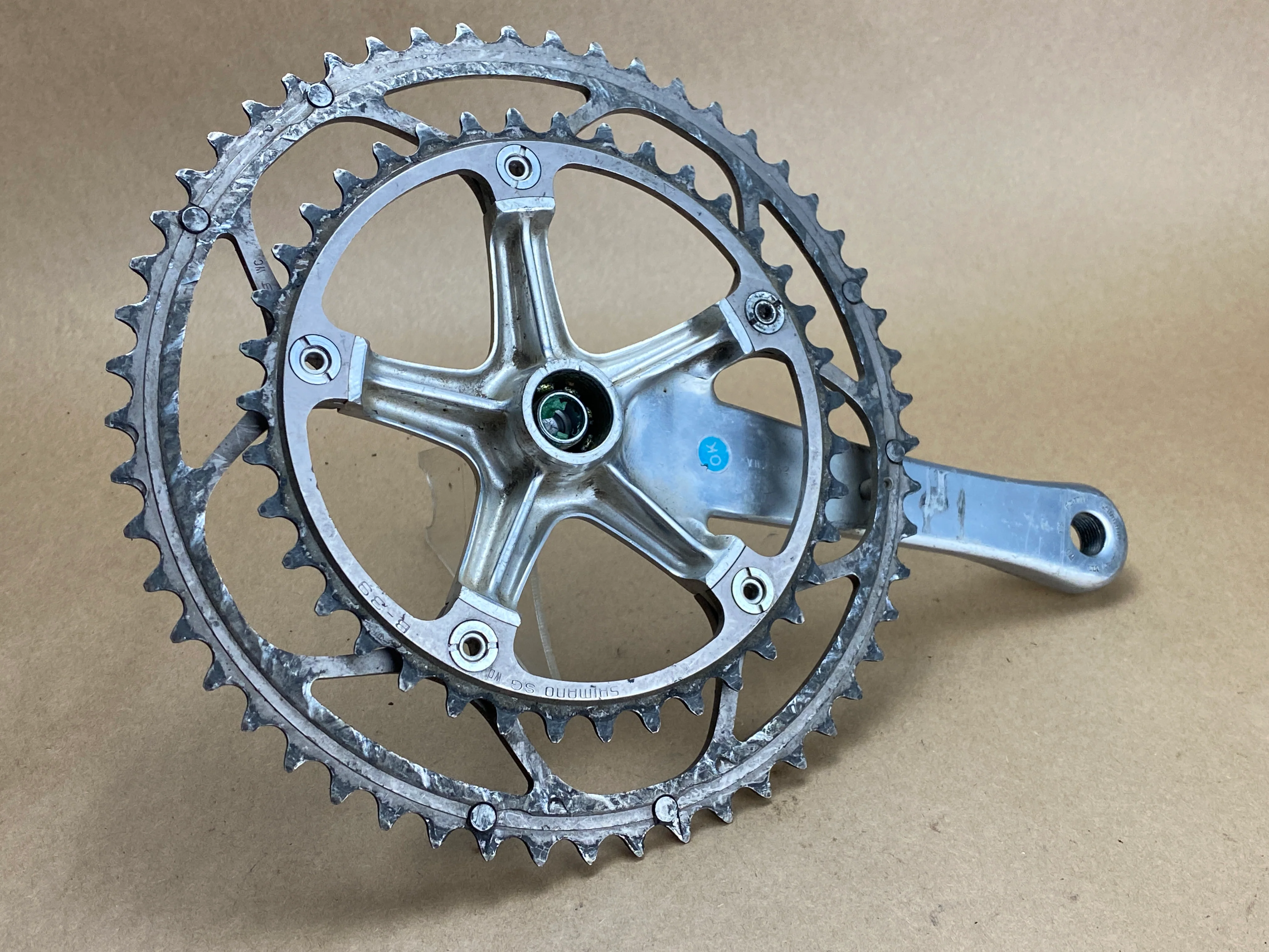 Shimano Dura Ace FC-7700 Drive Side Double Crank Arm 175mm - Image 4