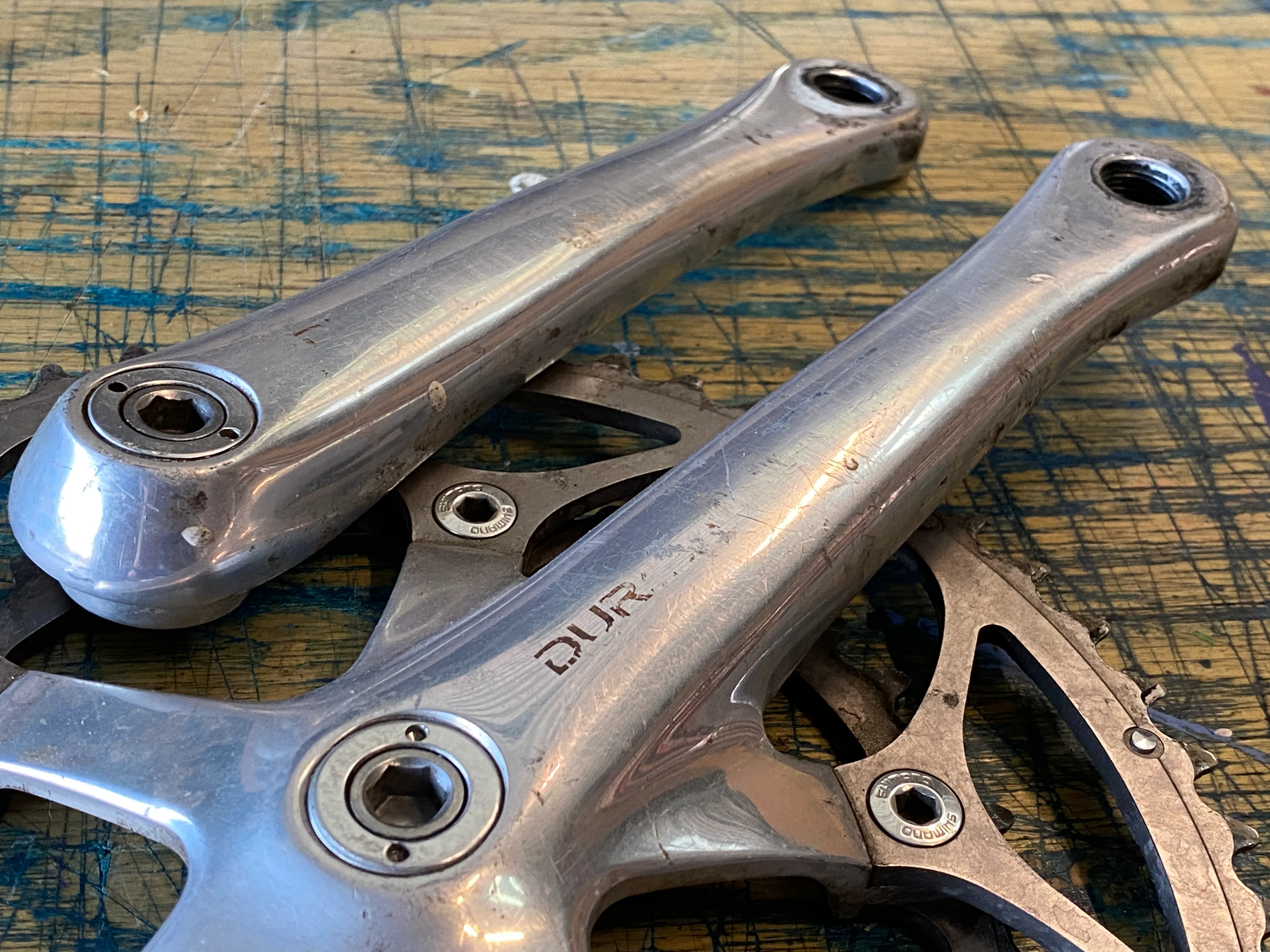 Shimano Dura Ace FC-7701 Crankset 172.5 - Image 2
