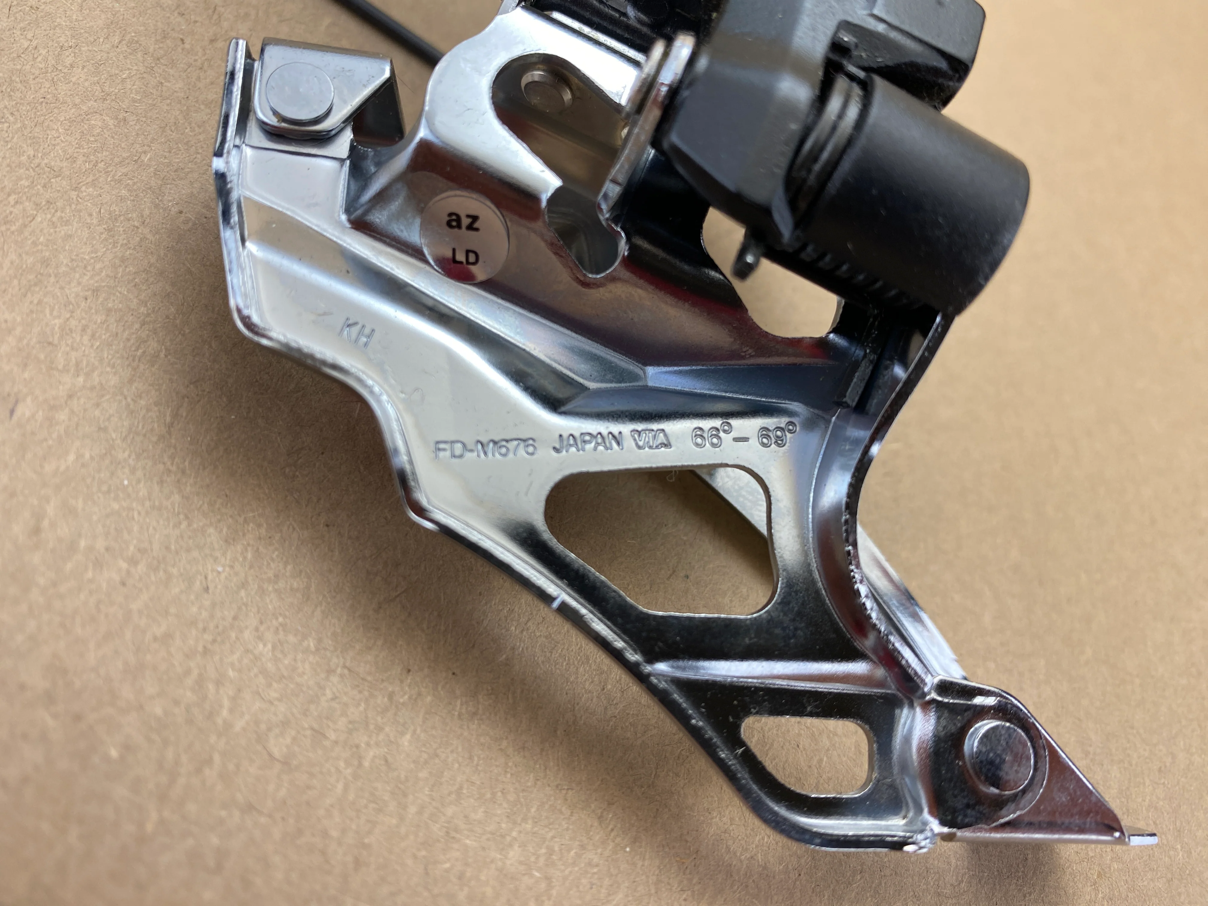 Shimano SLX M676-D Front Derailleur 2 x 10 - Image 3