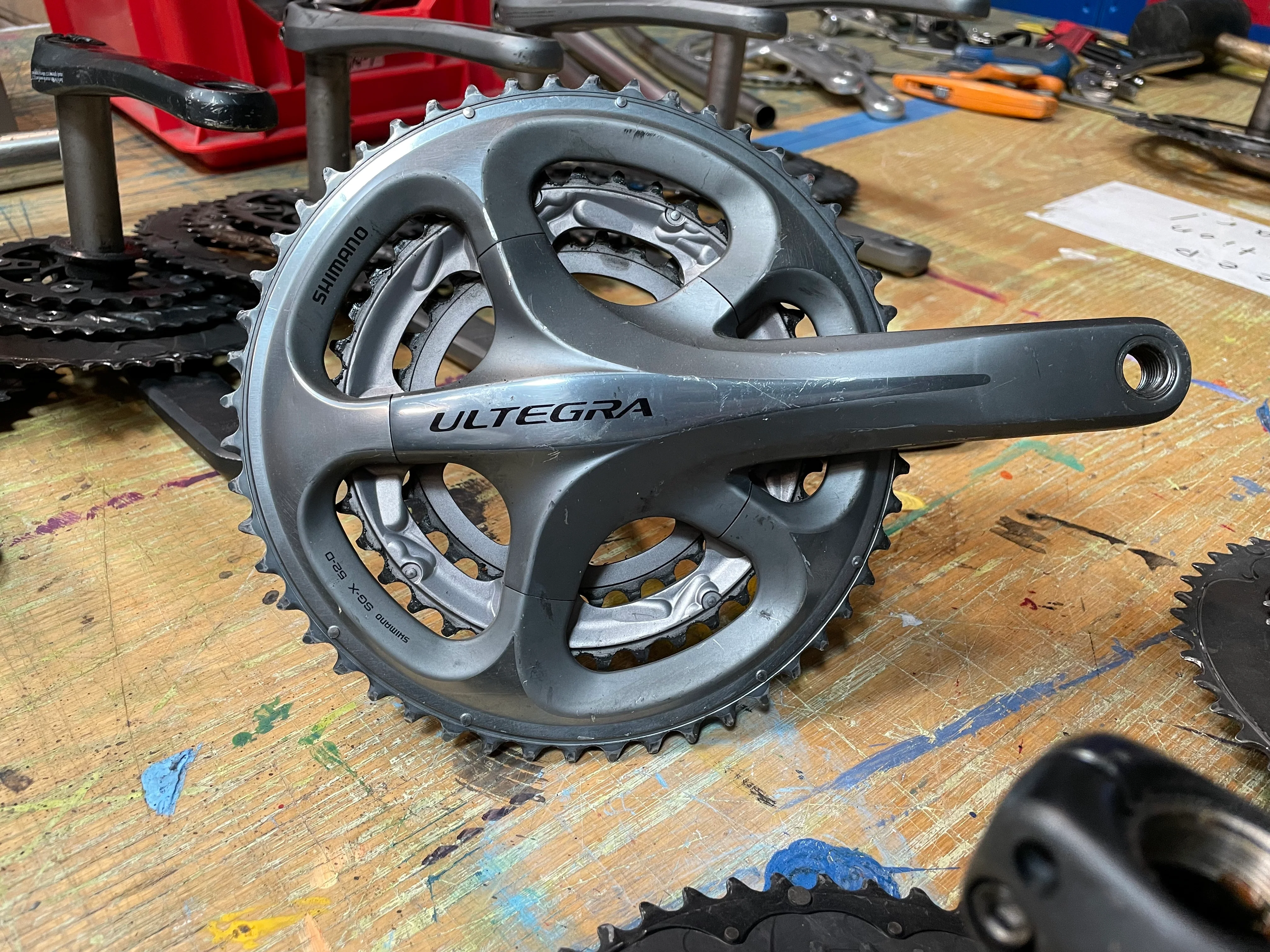 Shimano Ultegra Triple Crankset 24mm 170 175 FC-6703 - Image 2