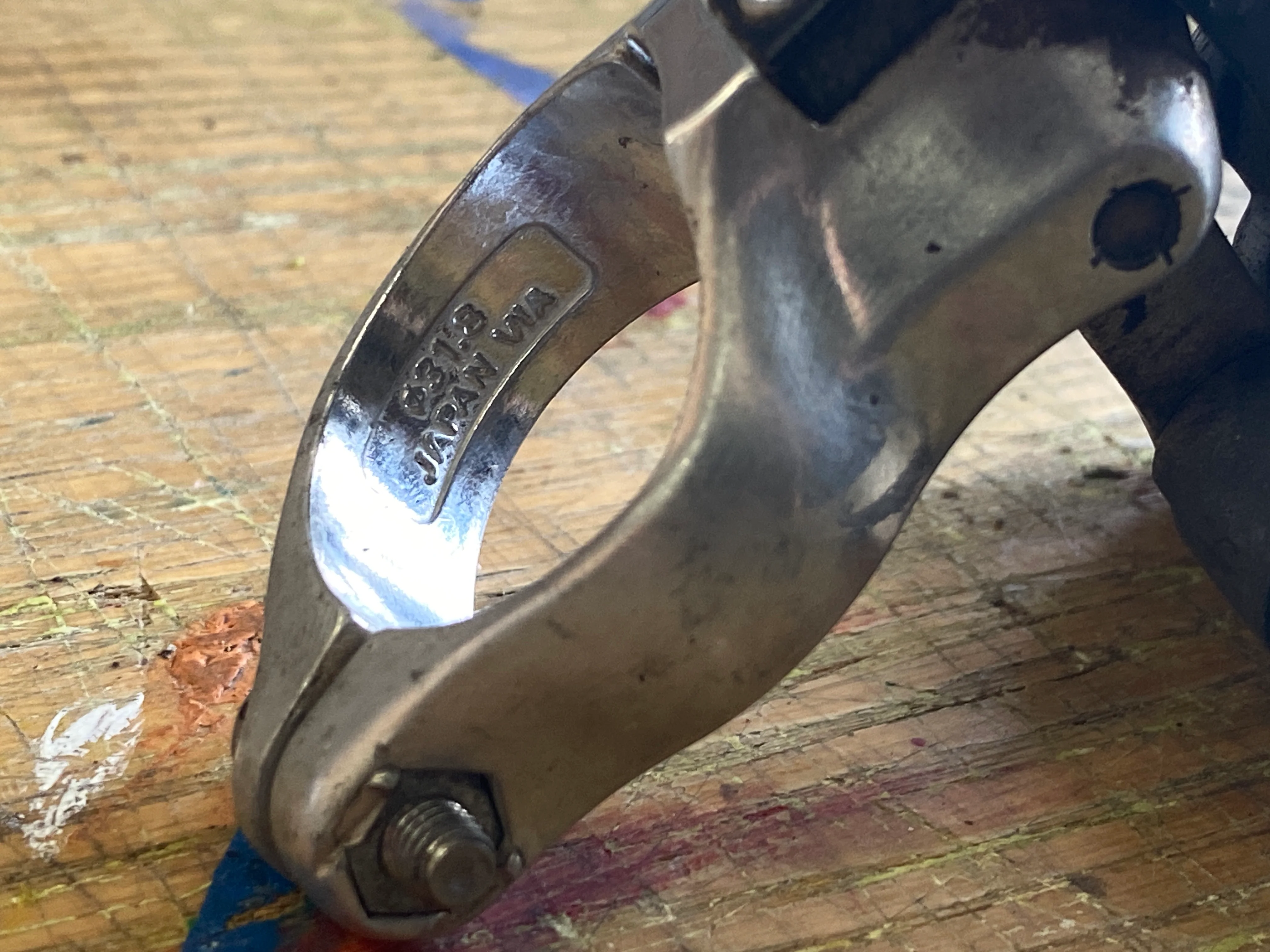 Shimano XT FD-M735 Front Derailleur Clamp On 31.8 3x8 - Image 3