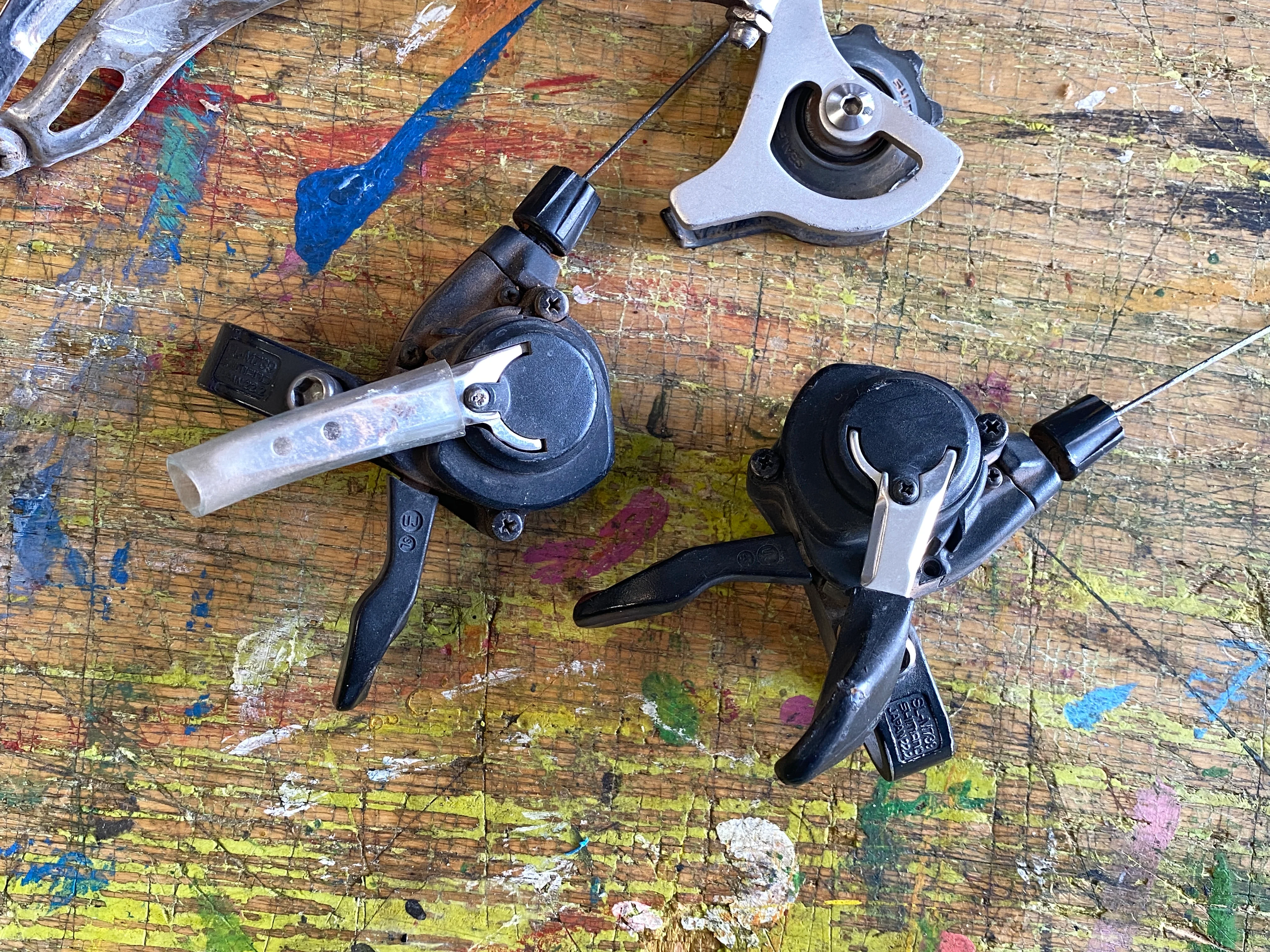 Shimano XT M739 Mini Group Shifters Derailleurs - Image 2