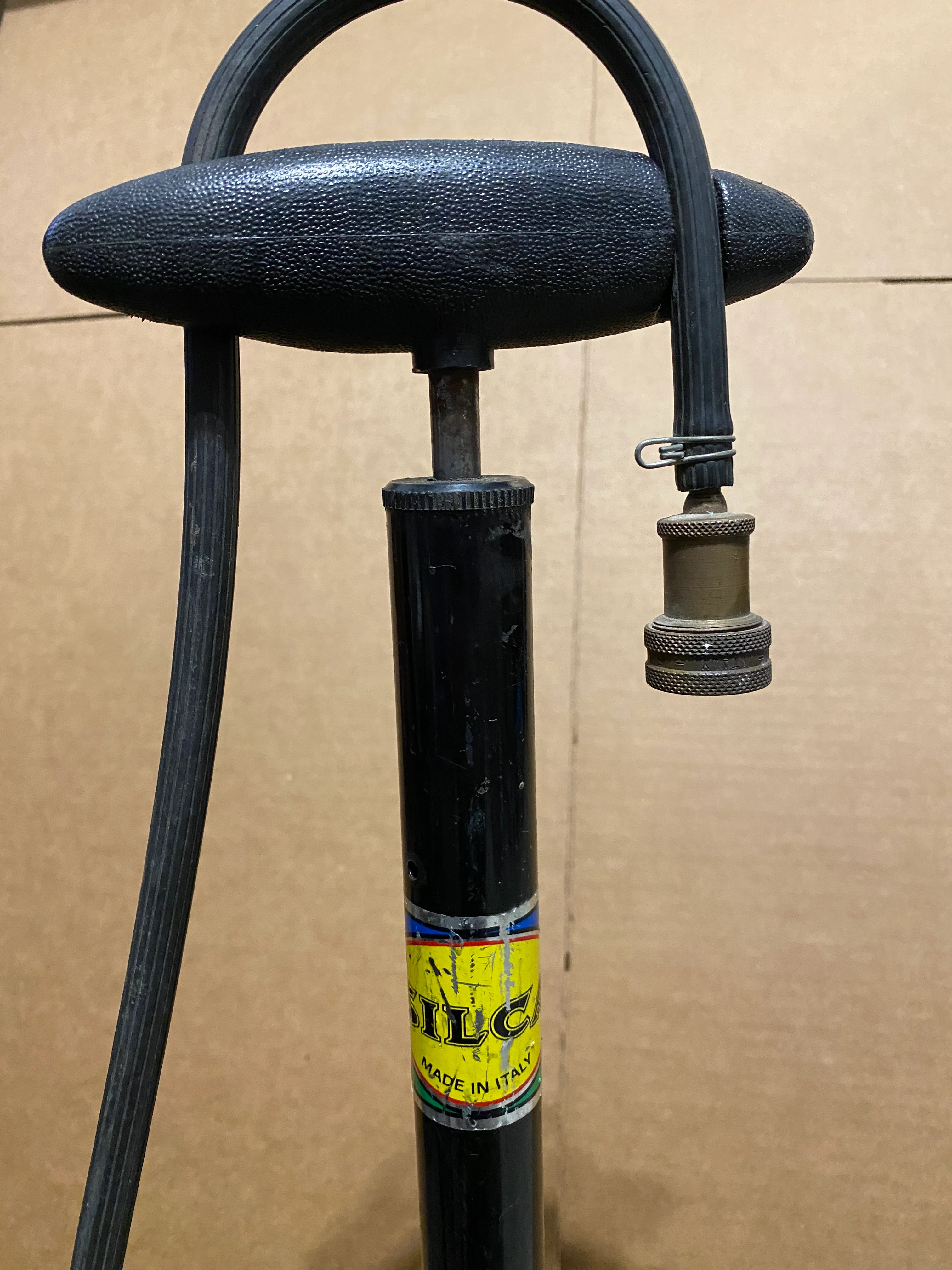 Silca Floor Pump Made in Italy VINTAGE - Image 3