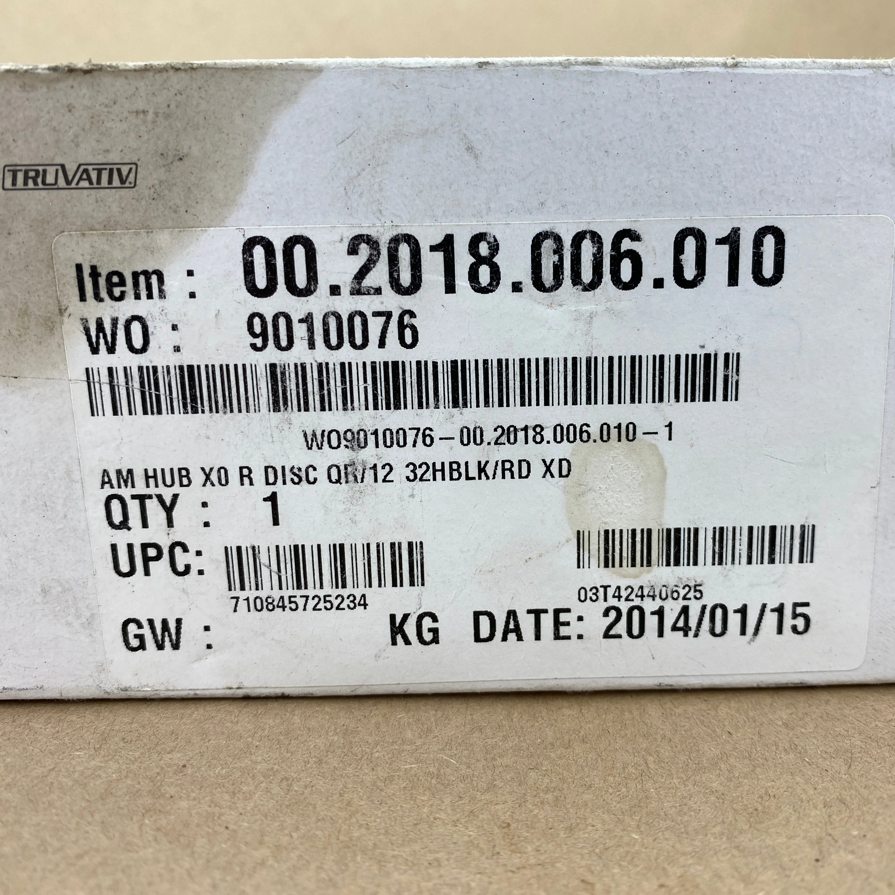 SRAM X0 All Mtn Disc Hub 12 x 142 for parts - Image 4