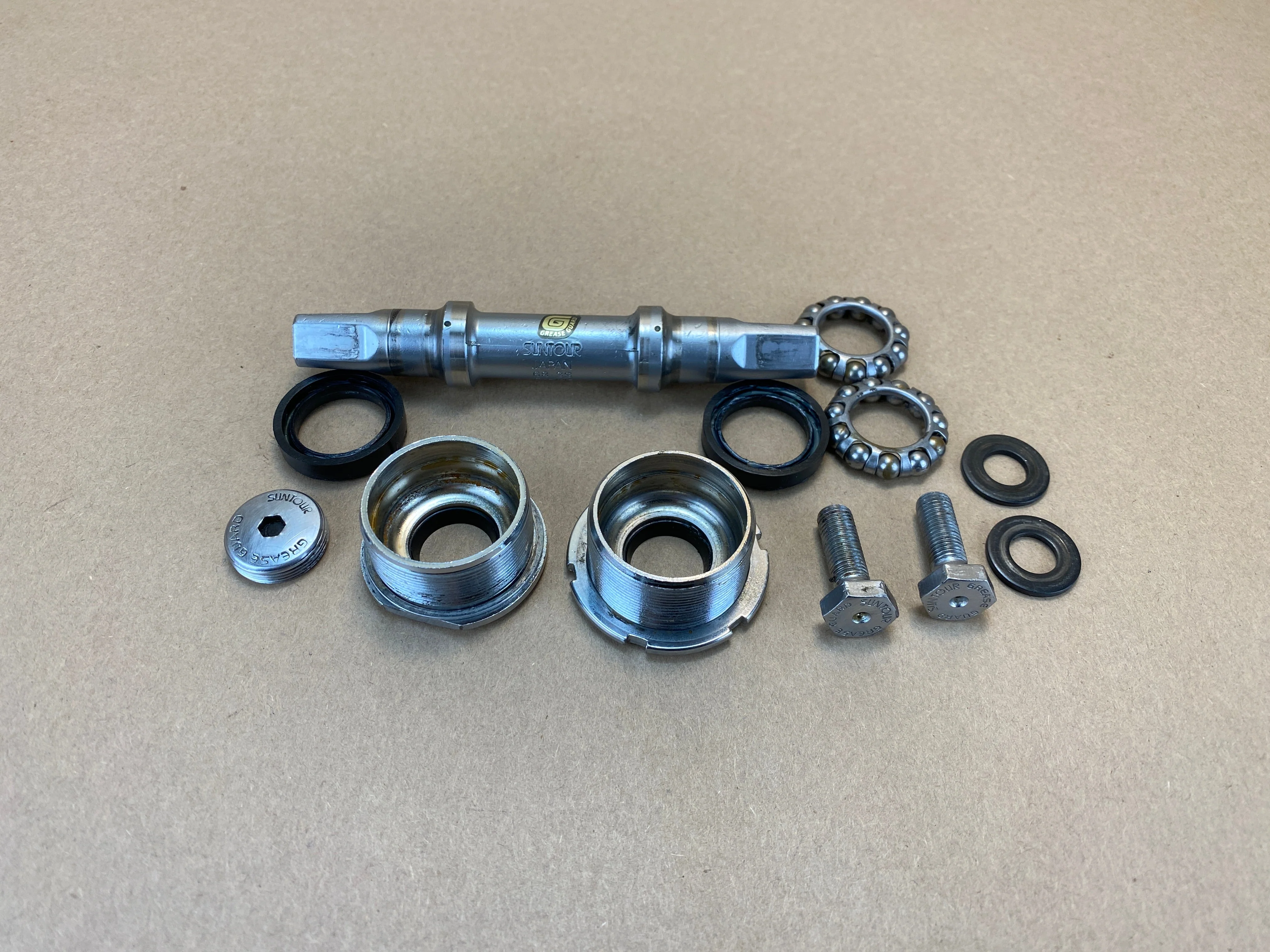 Suntour Grease Guard Bottom Bracket - 126mm