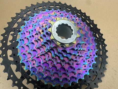 VG Sports 12 Speed Cassette Wide Range 11-50 Oil Spill - Image 2