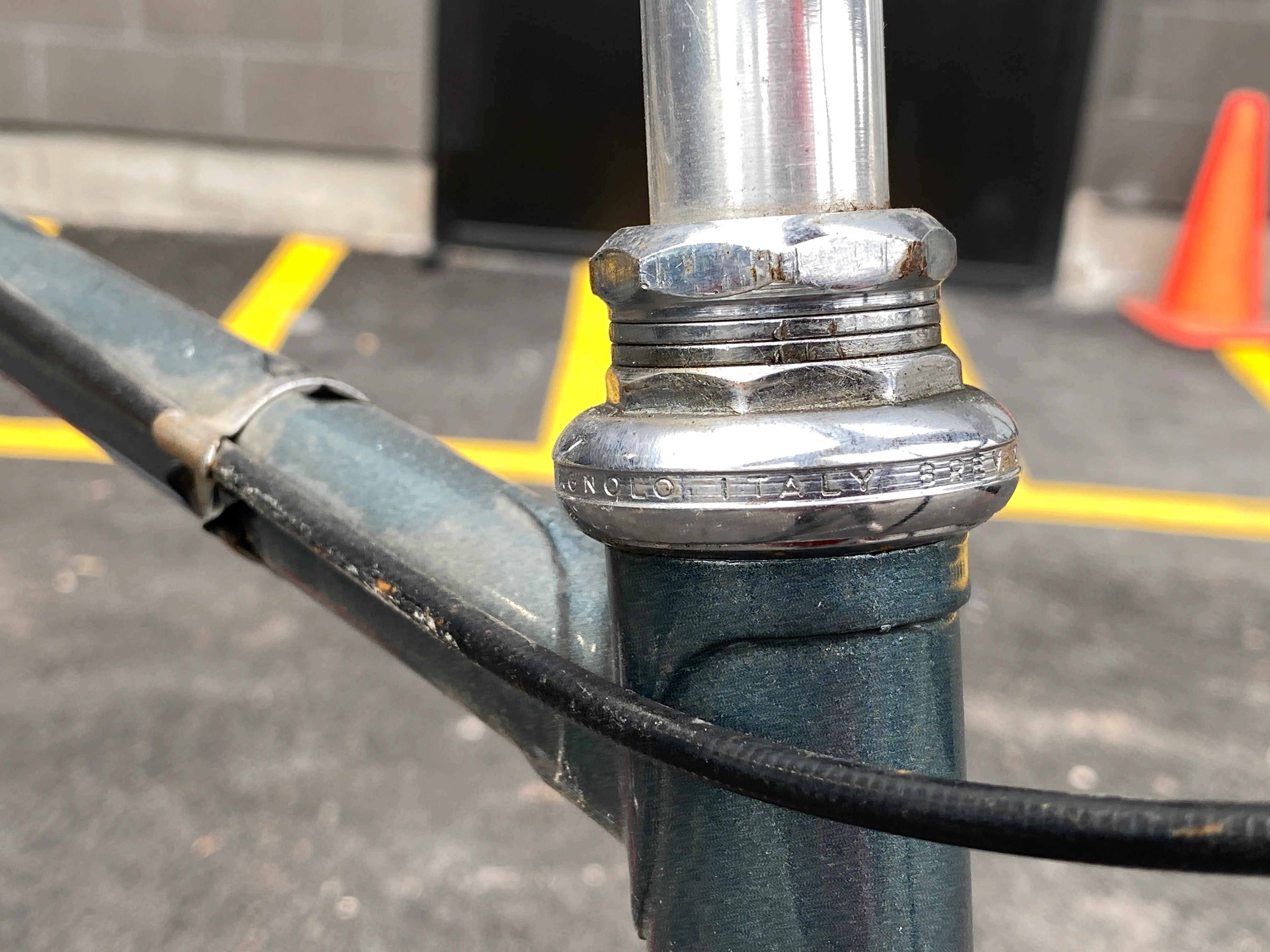 Vintage Lugged Columbus Steel Italian Road Bike XL - Image 7